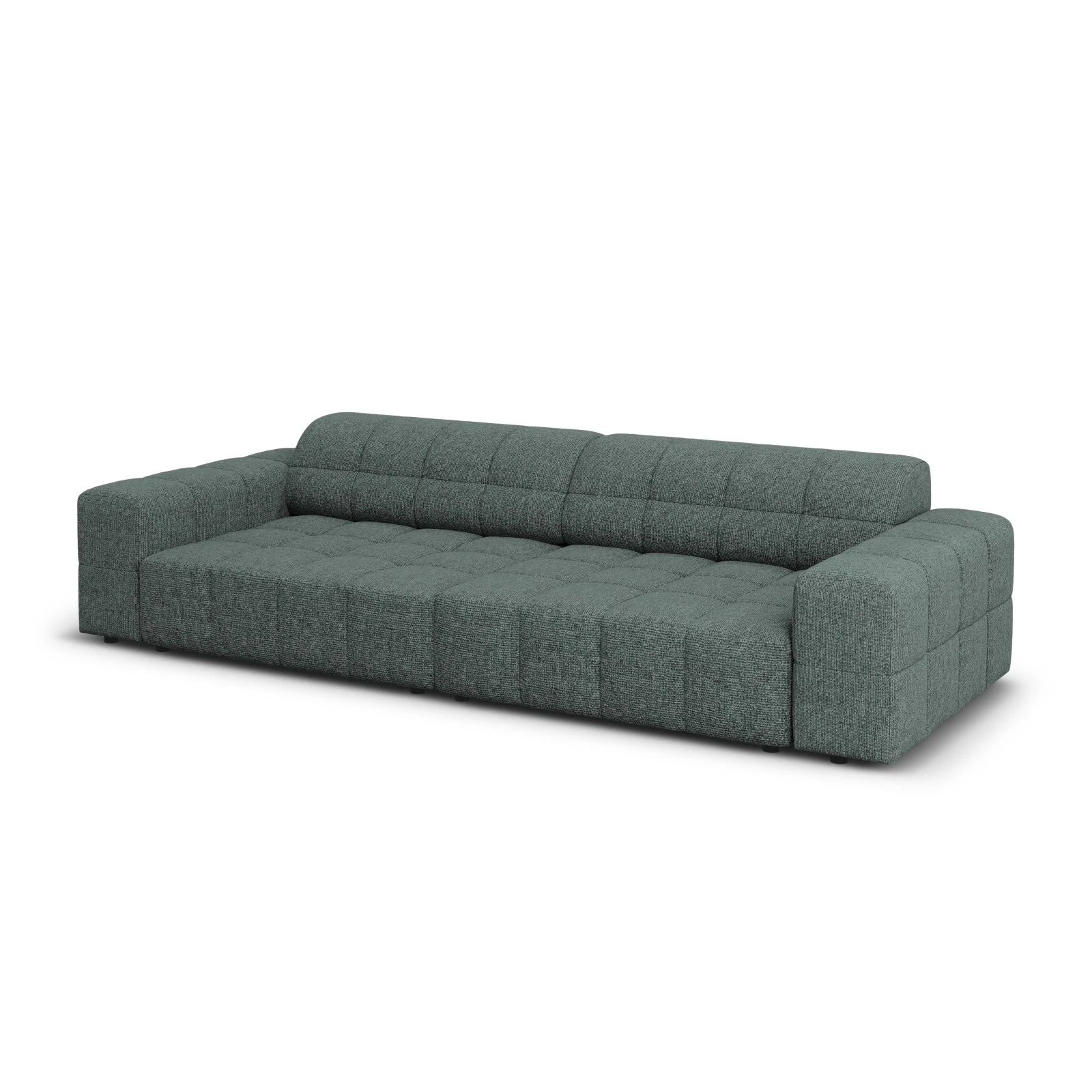 Chicago 4-Sitzer Sofa aus Samt oder Chenille, 244x102x70 cm - Image 16