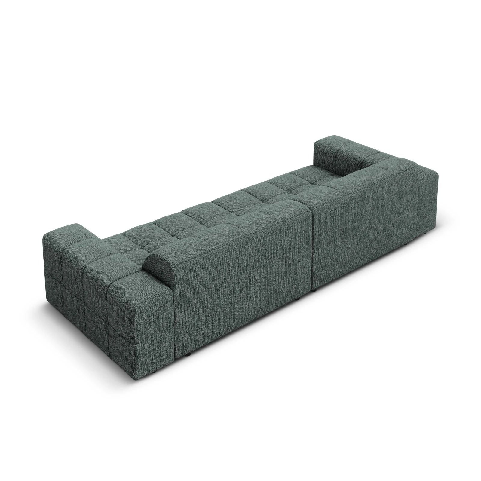 Chicago 4-Sitzer Sofa aus Samt oder Chenille, 244x102x70 cm - Image 17