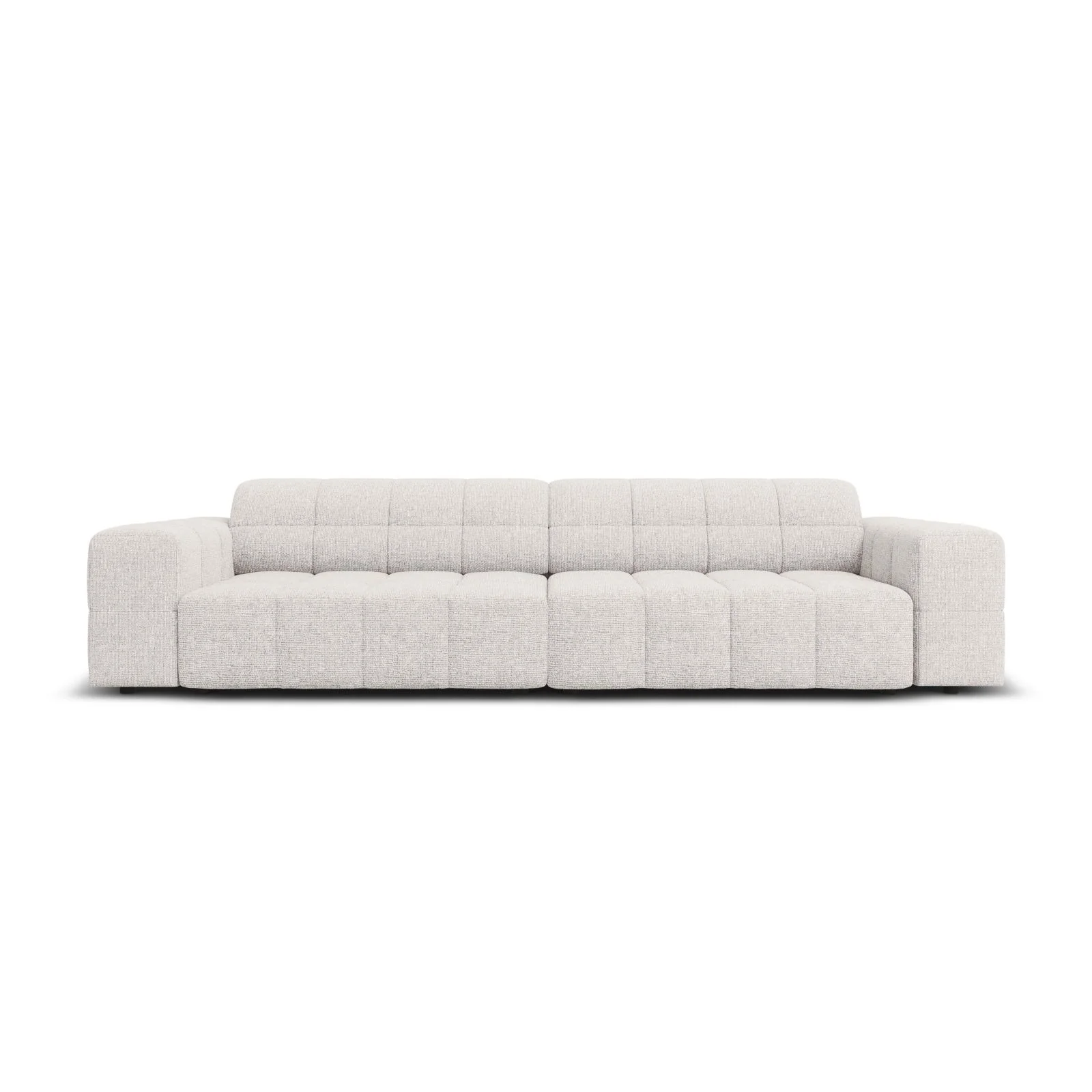 Chicago 4-Sitzer Sofa aus Samt oder Chenille, 244x102x70 cm - Image 25