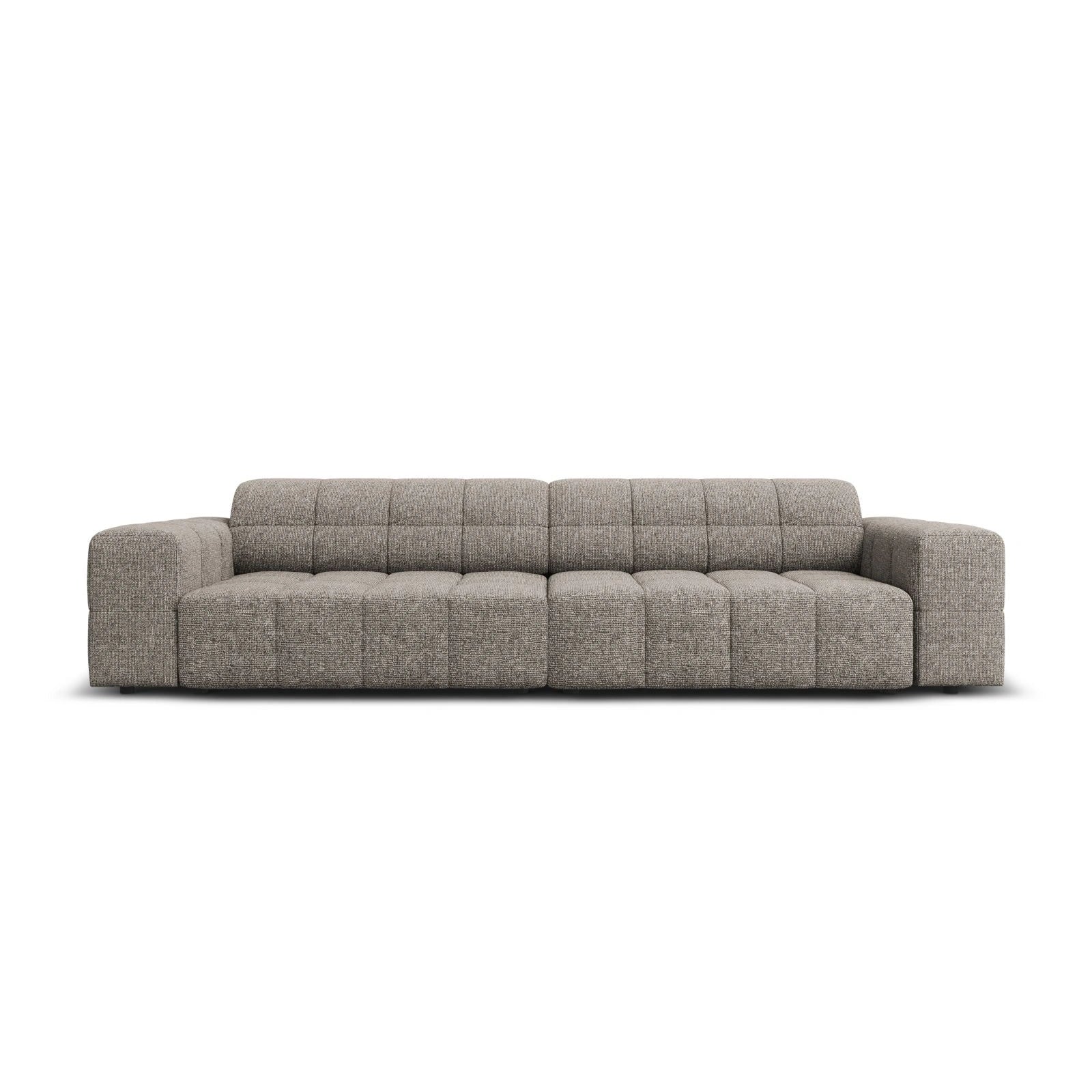 Chicago 4-Sitzer Sofa aus Samt oder Chenille, 244x102x70 cm - Image 31