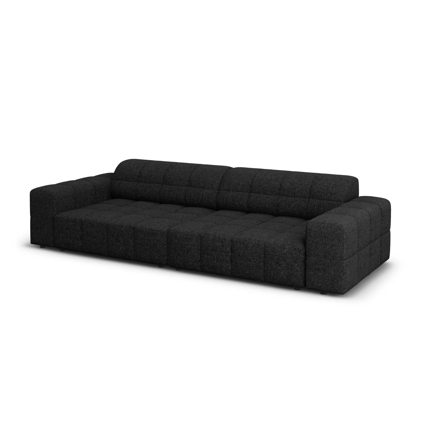 Chicago 4-Sitzer Sofa aus Samt oder Chenille, 244x102x70 cm - Image 40