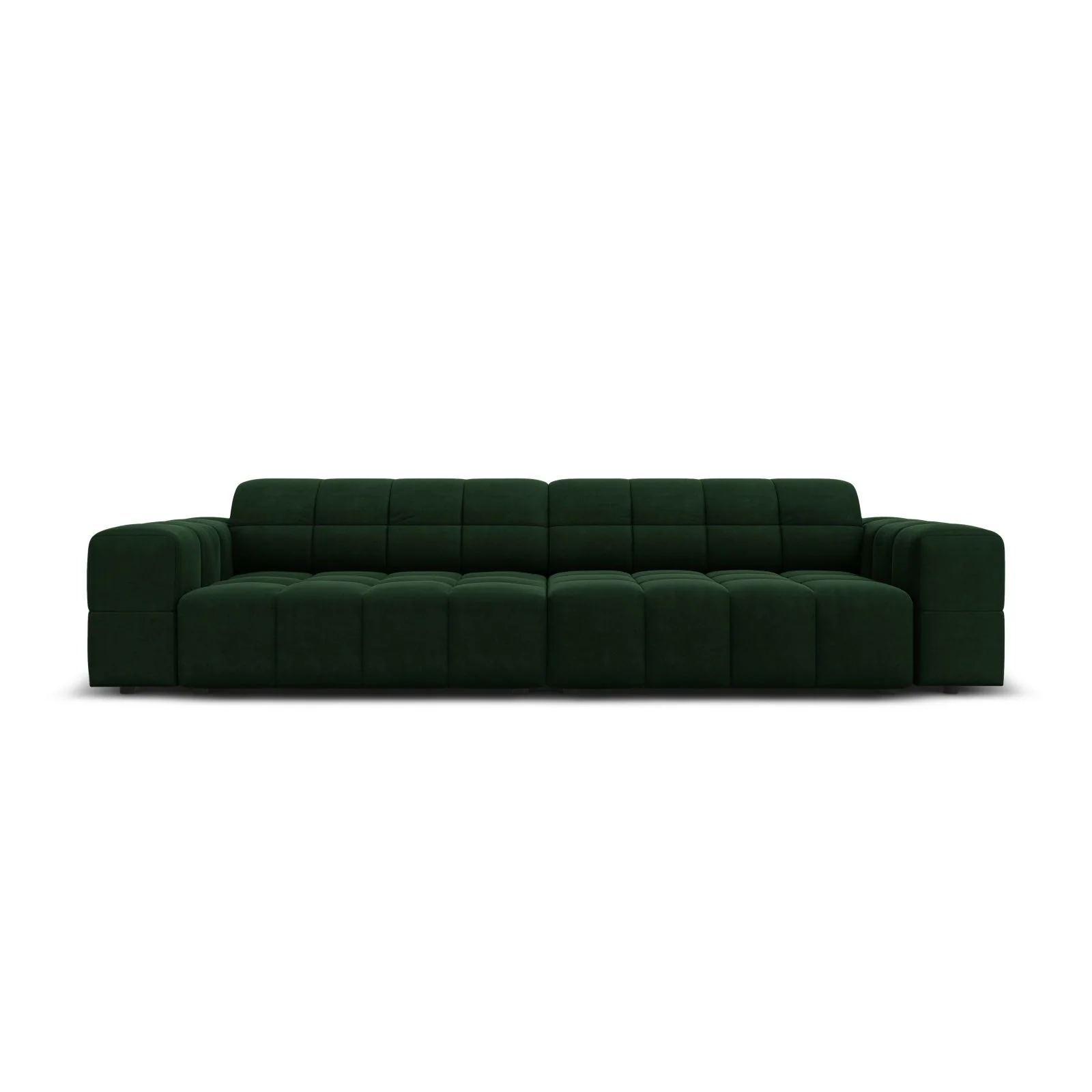 Chicago 4-Sitzer Sofa aus Samt oder Chenille, 244x102x70 cm - Image 55