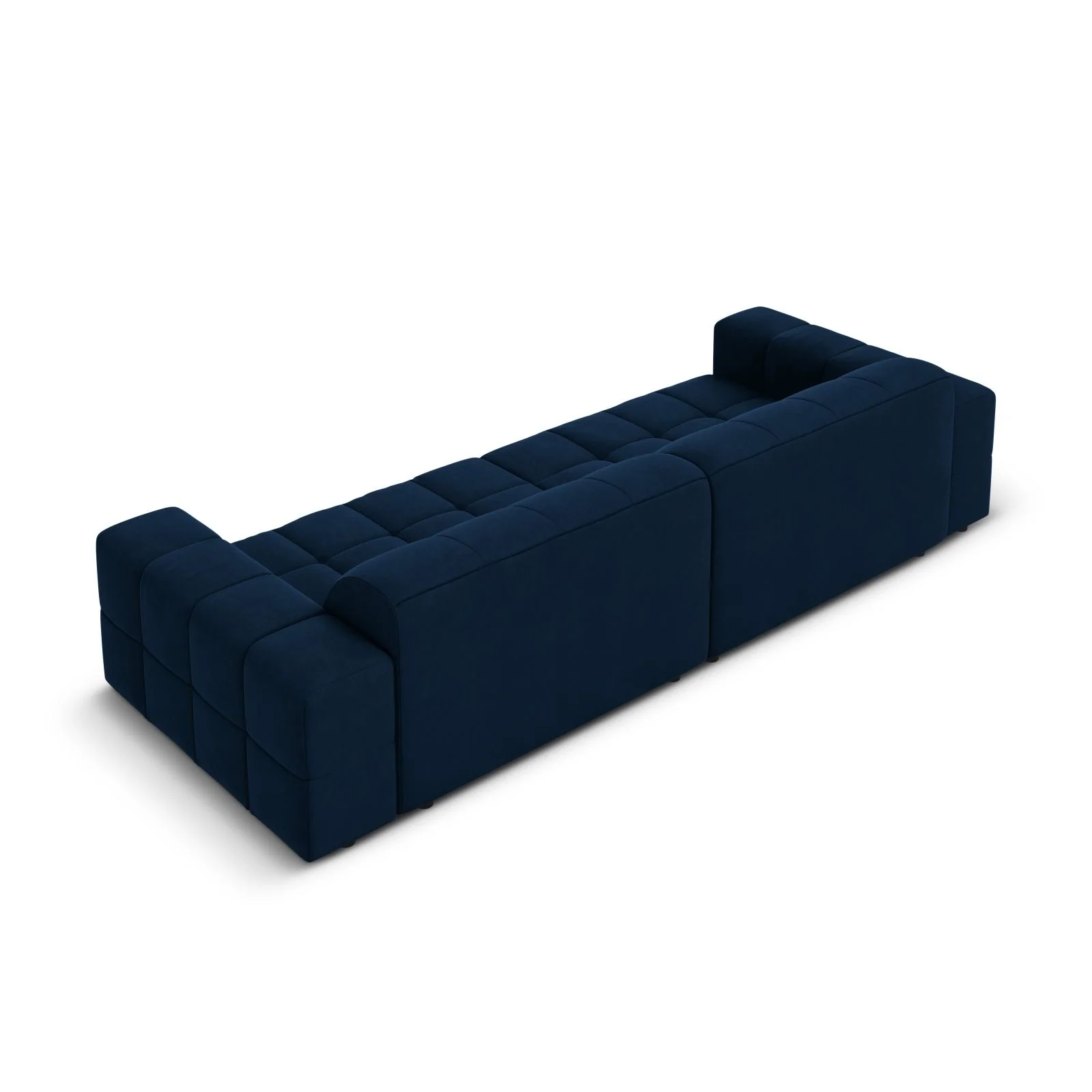 Chicago 4-Sitzer Sofa aus Samt oder Chenille, 244x102x70 cm - Image 65