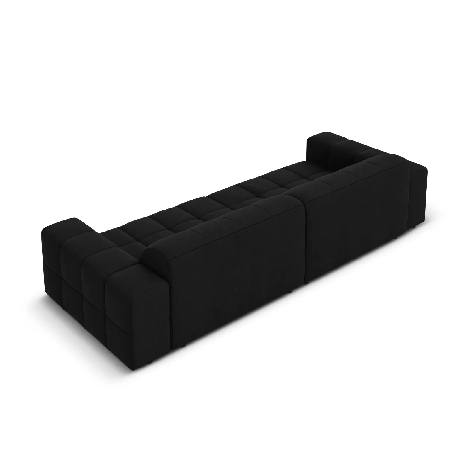Chicago 4-Sitzer Sofa aus Samt oder Chenille, 244x102x70 cm - Image 83