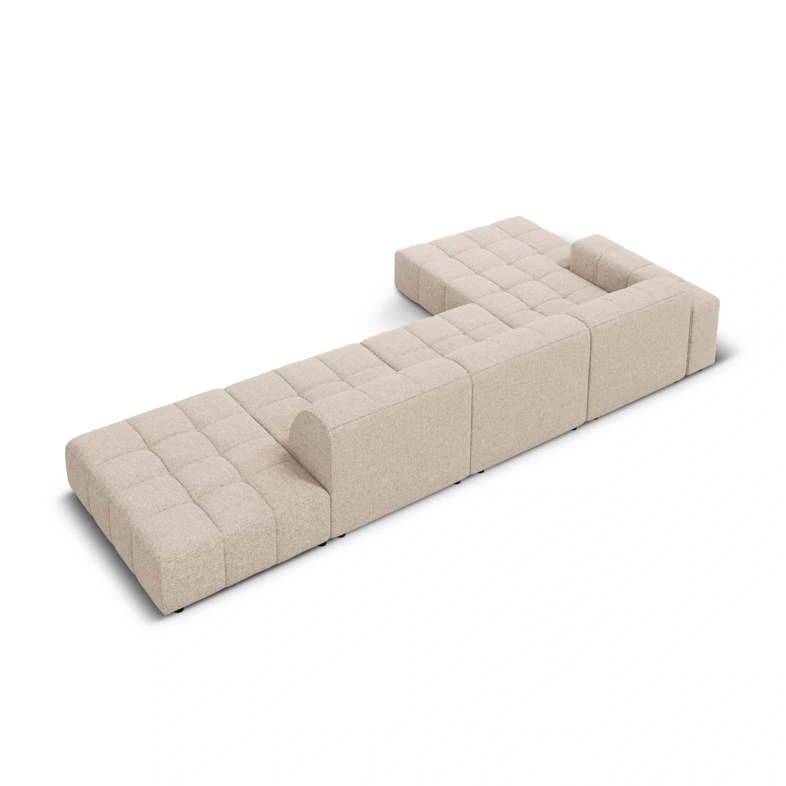 Chicago 5-Sitzer Ecksofa, Linke Seite, aus Samt oder Chenille, 341x166x70 cm - Image 11