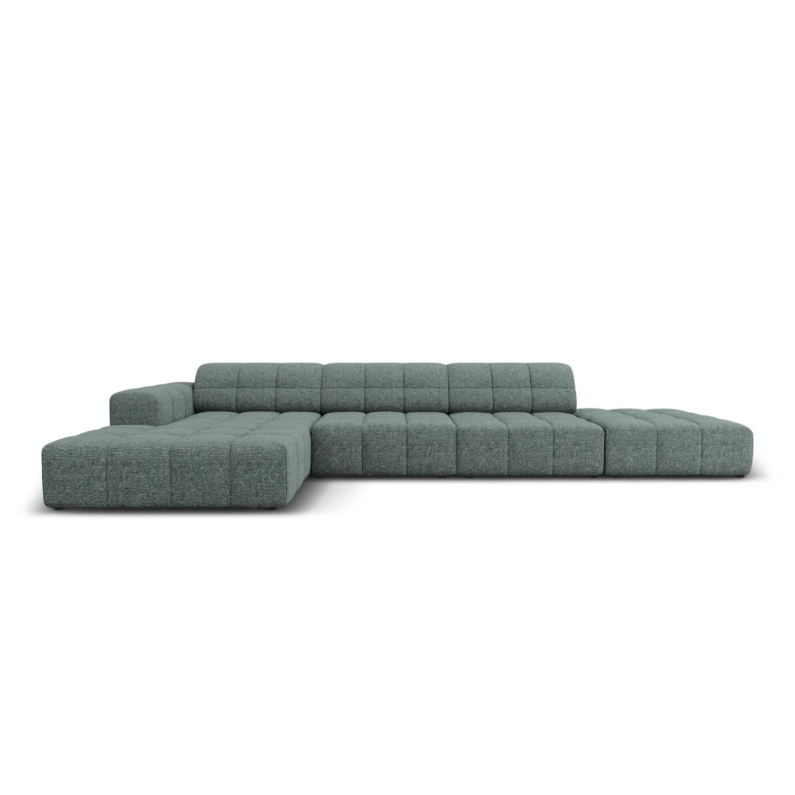 Chicago 5-Sitzer Ecksofa, Linke Seite, aus Samt oder Chenille, 341x166x70 cm - Image 13