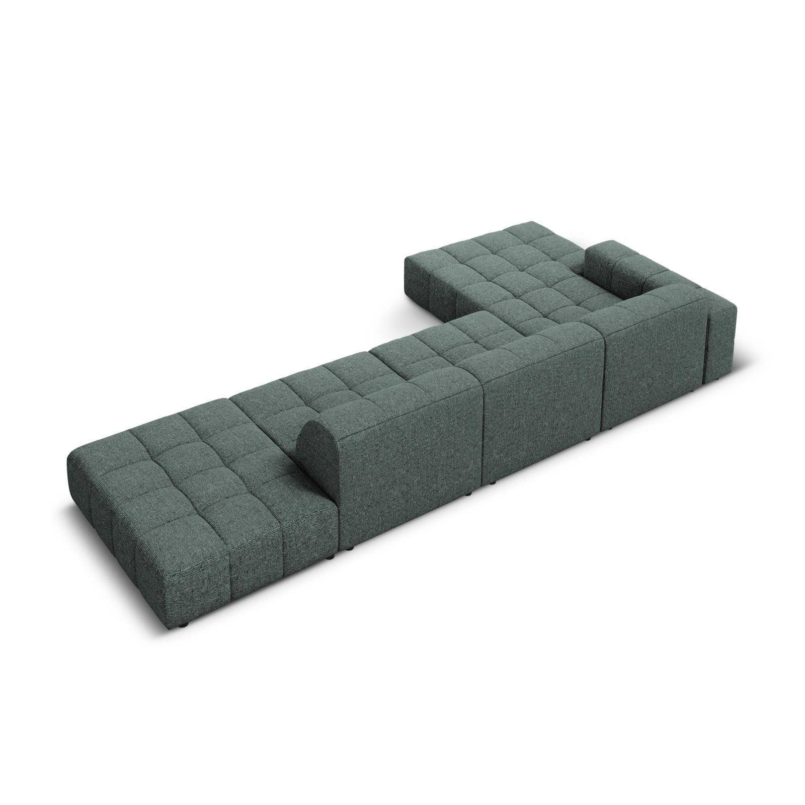 Chicago 5-Sitzer Ecksofa, Linke Seite, aus Samt oder Chenille, 341x166x70 cm - Image 17