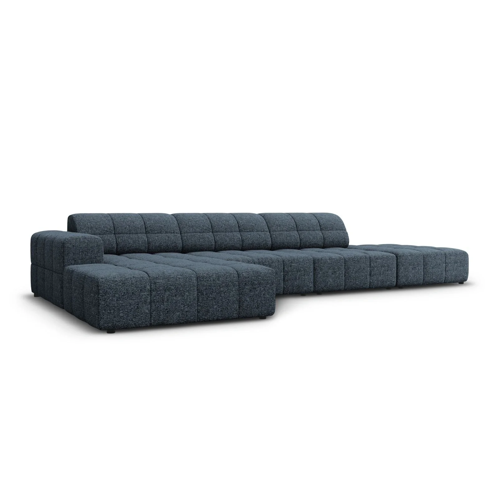 Chicago 5-Sitzer Ecksofa, Linke Seite, aus Samt oder Chenille, 341x166x70 cm - Image 21