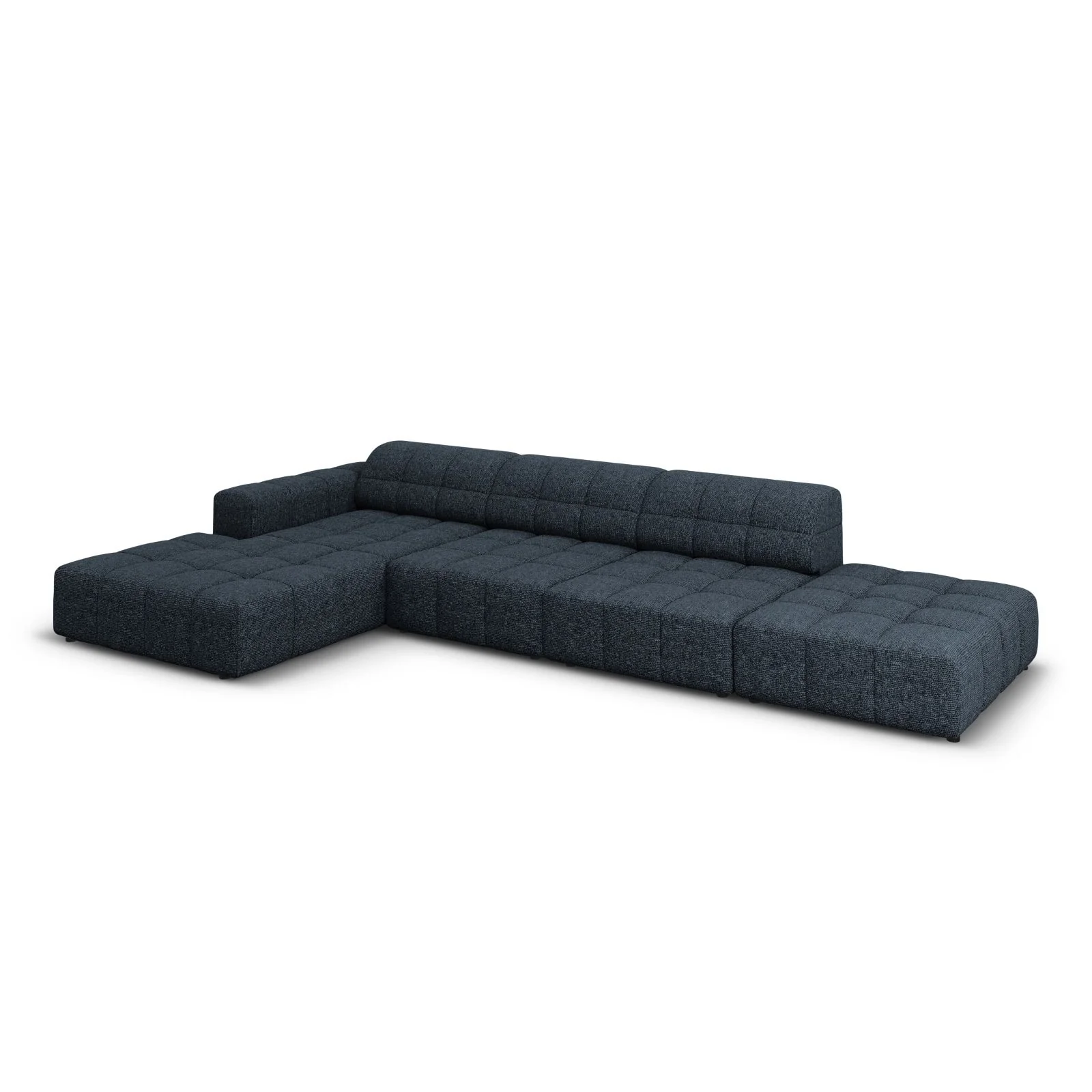 Chicago 5-Sitzer Ecksofa, Linke Seite, aus Samt oder Chenille, 341x166x70 cm - Image 22