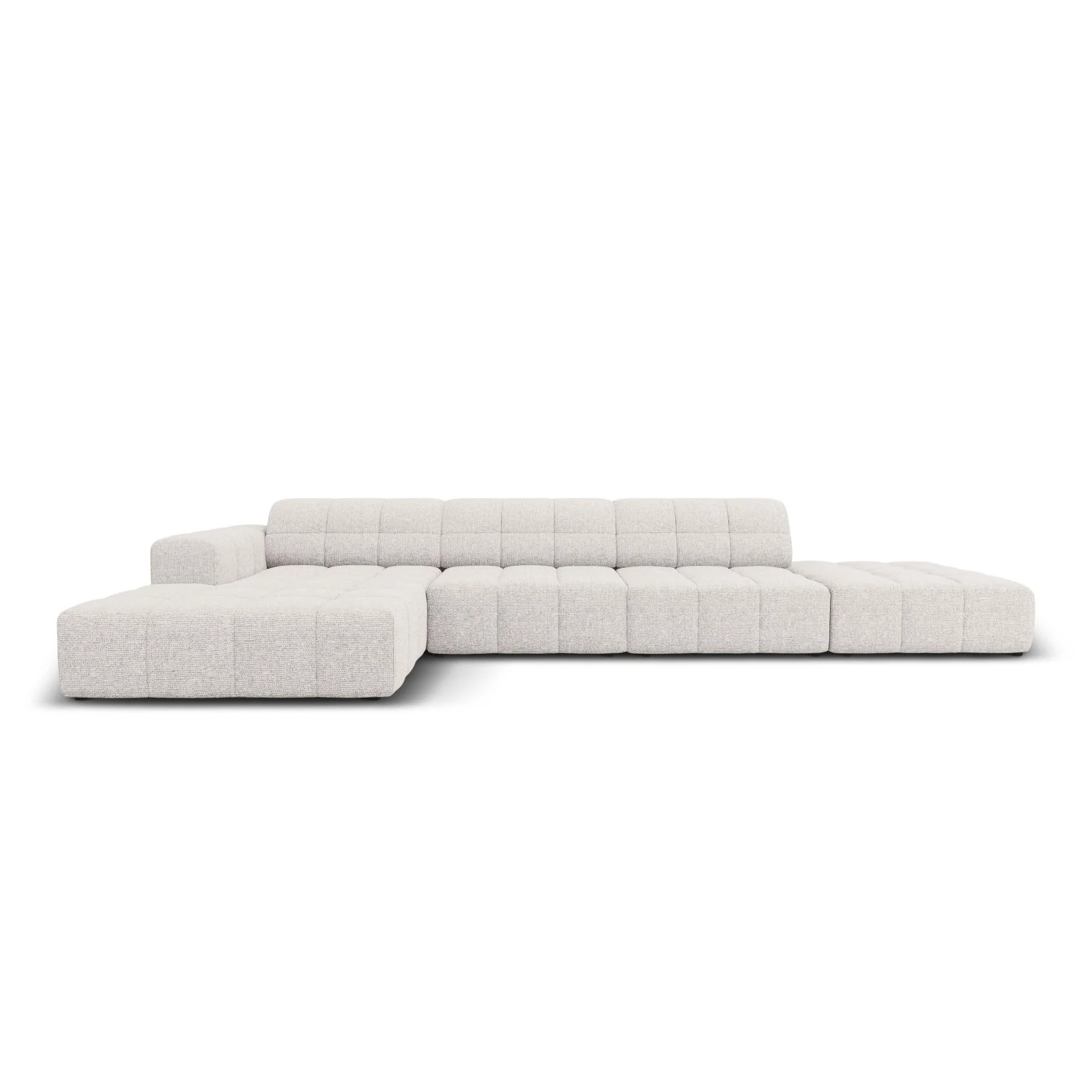 Chicago 5-Sitzer Ecksofa, Linke Seite, aus Samt oder Chenille, 341x166x70 cm - Image 25