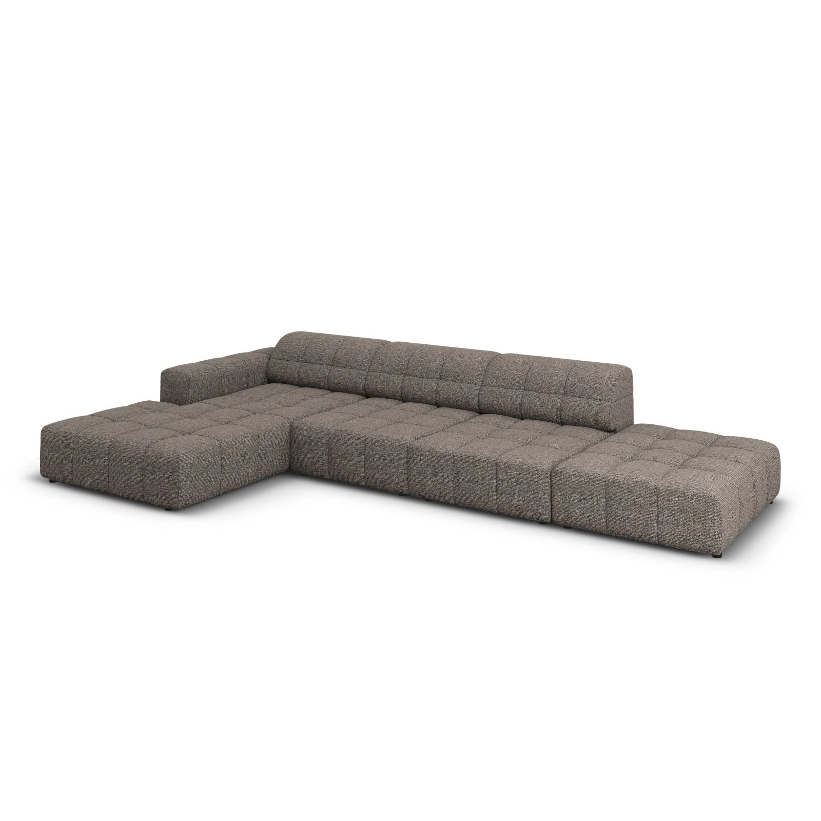 Chicago 5-Sitzer Ecksofa, Linke Seite, aus Samt oder Chenille, 341x166x70 cm - Image 34