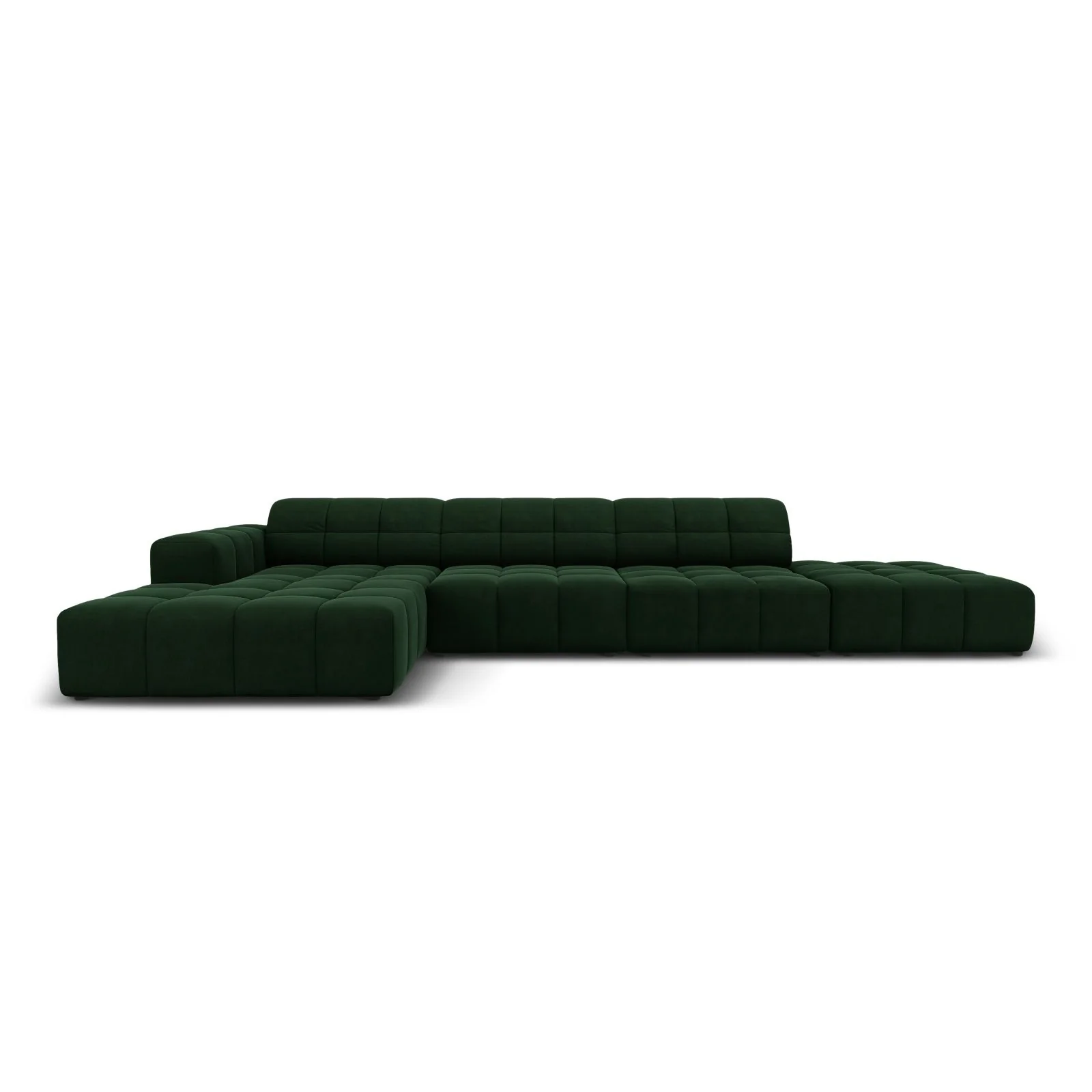 Chicago 5-Sitzer Ecksofa, Linke Seite, aus Samt oder Chenille, 341x166x70 cm - Image 55