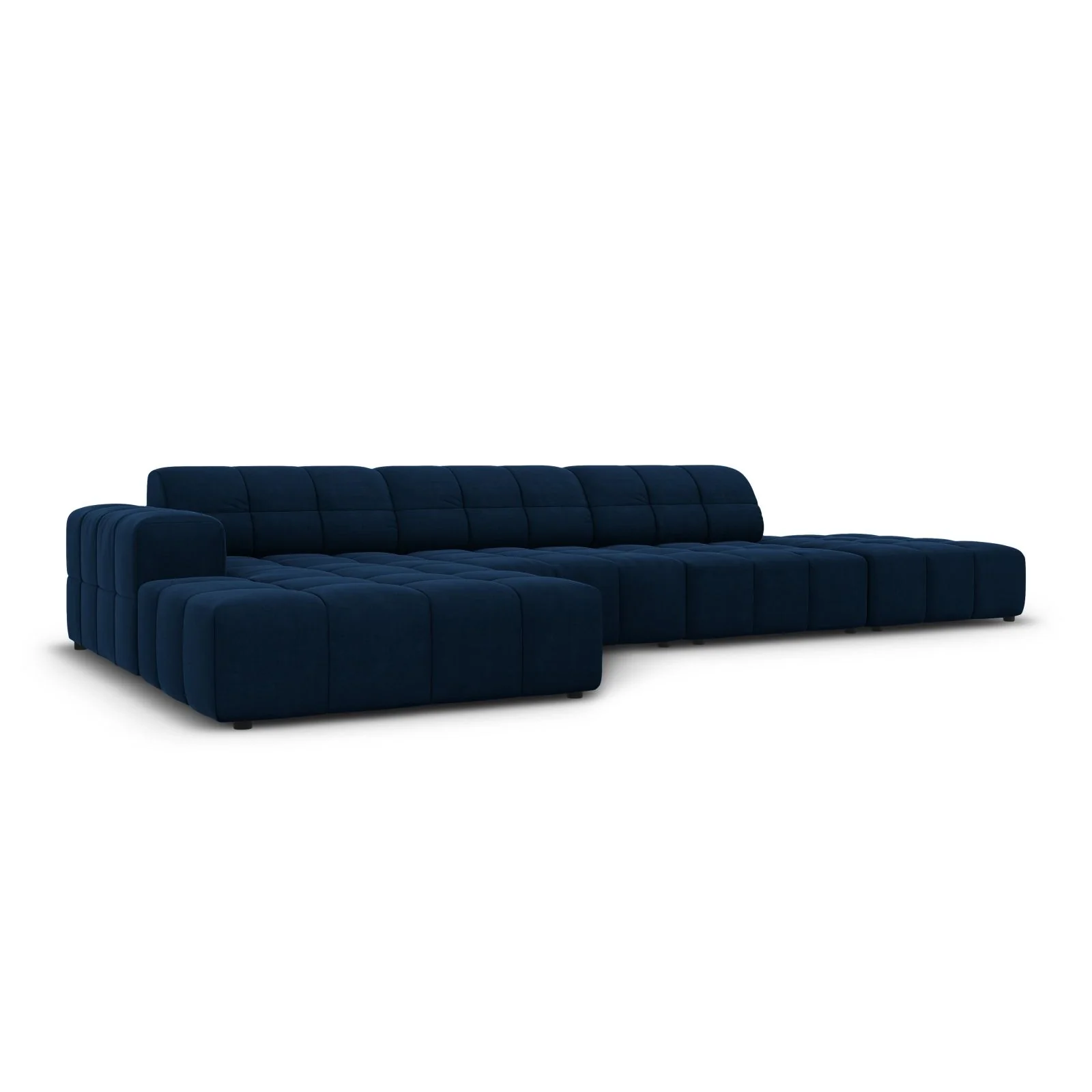 Chicago 5-Sitzer Ecksofa, Linke Seite, aus Samt oder Chenille, 341x166x70 cm - Image 63