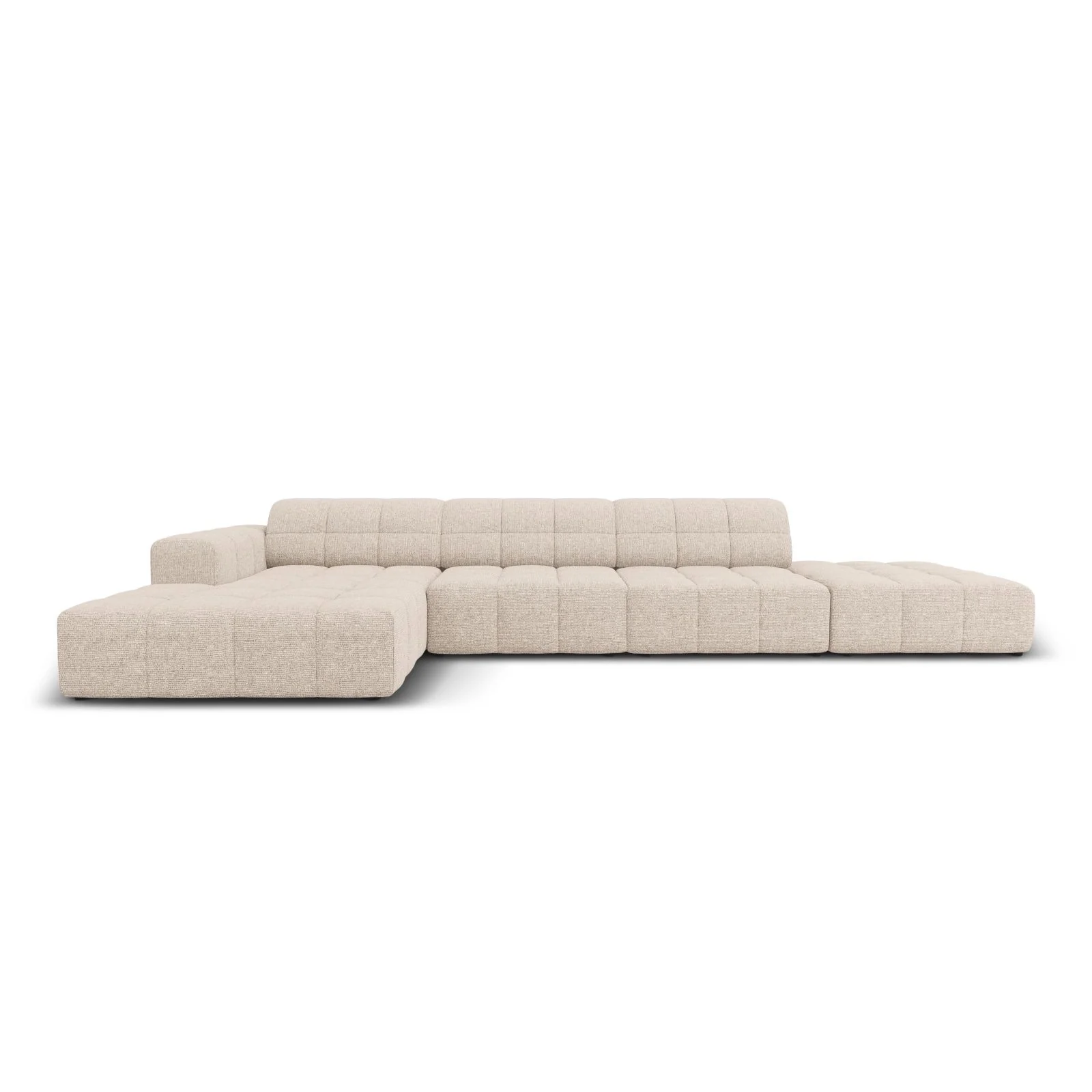 Chicago 5-Sitzer Ecksofa, Linke Seite, aus Samt oder Chenille, 341x166x70 cm - Image 7