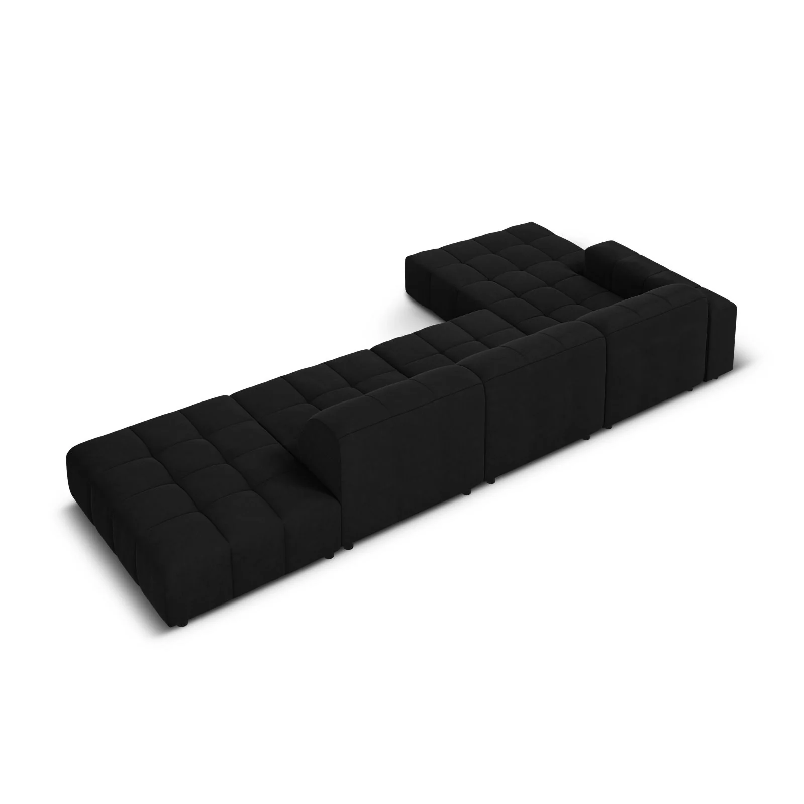 Chicago 5-Sitzer Ecksofa, Linke Seite, aus Samt oder Chenille, 341x166x70 cm - Image 83