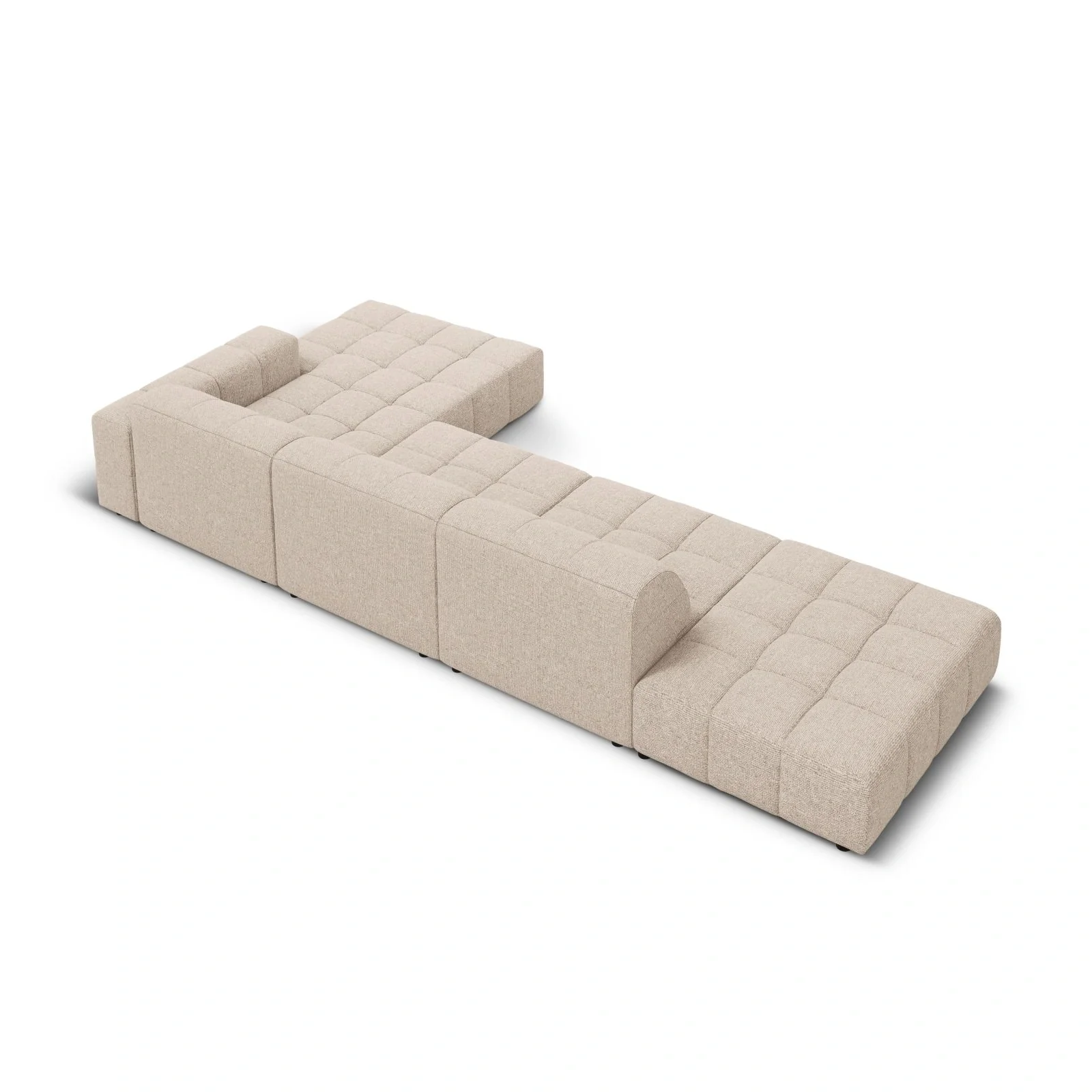 Chicago 5-Sitzer Ecksofa, Rechte Seite, aus Samt oder Chenille, 341x166x70 cm - Image 11