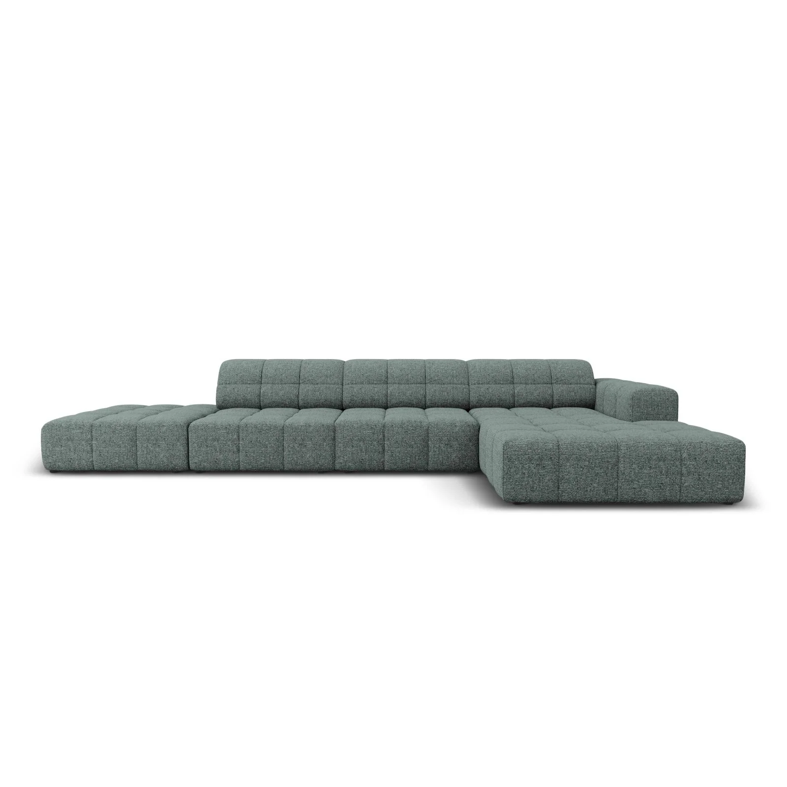 Chicago 5-Sitzer Ecksofa, Rechte Seite, aus Samt oder Chenille, 341x166x70 cm - Image 13