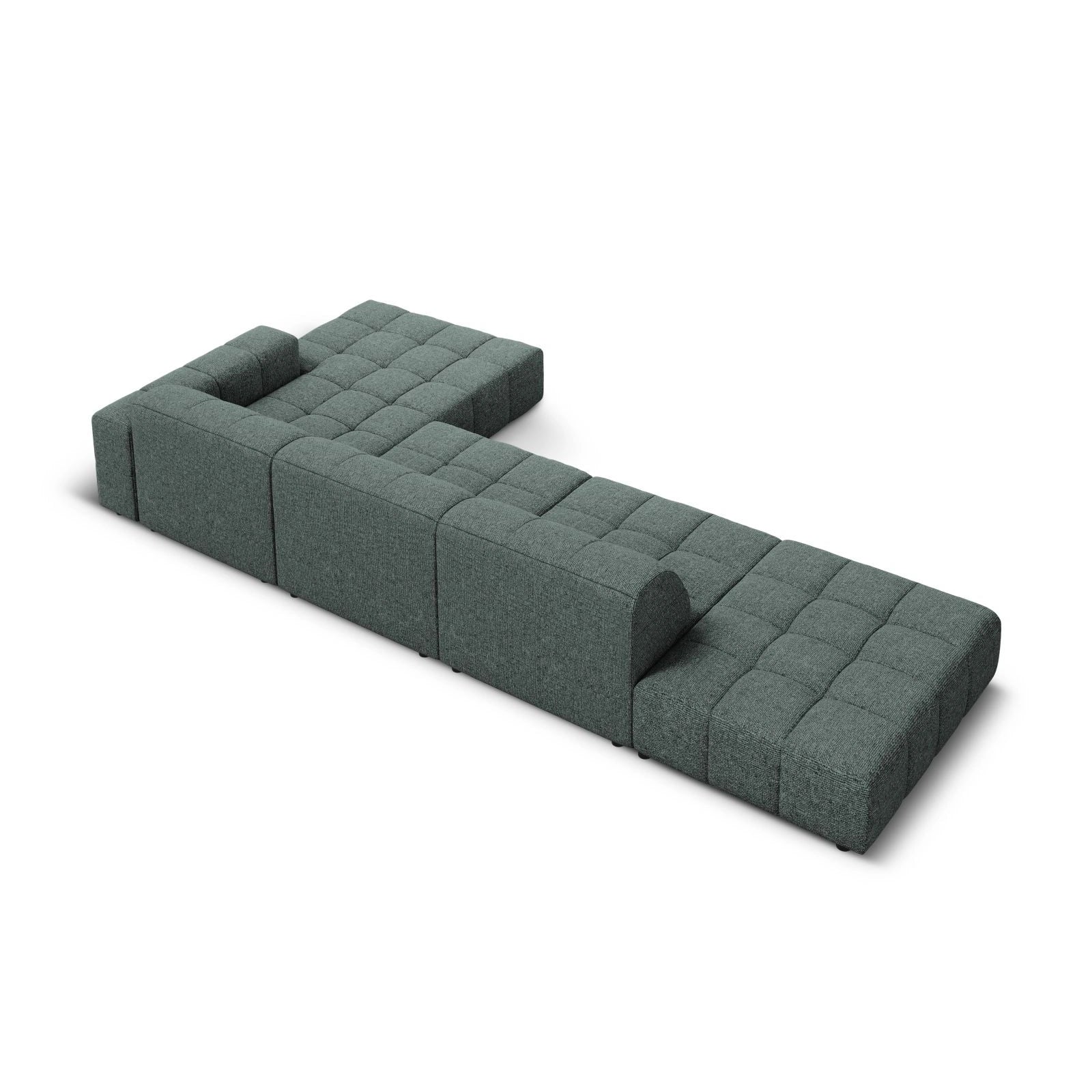 Chicago 5-Sitzer Ecksofa, Rechte Seite, aus Samt oder Chenille, 341x166x70 cm - Image 17