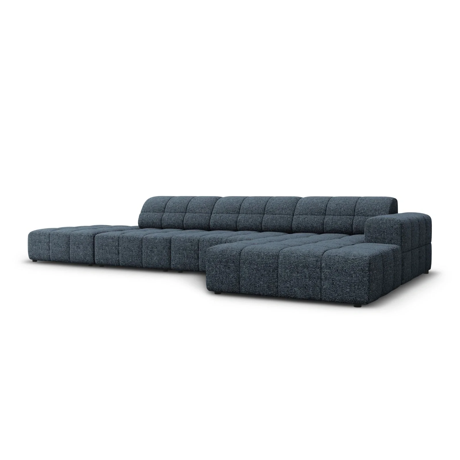 Chicago 5-Sitzer Ecksofa, Rechte Seite, aus Samt oder Chenille, 341x166x70 cm - Image 21