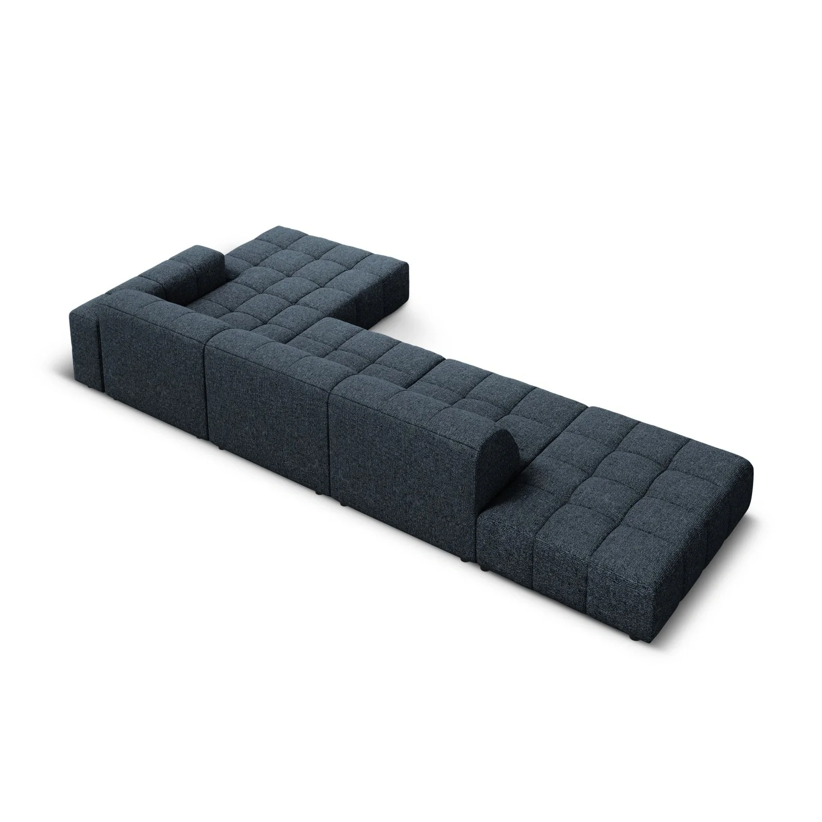 Chicago 5-Sitzer Ecksofa, Rechte Seite, aus Samt oder Chenille, 341x166x70 cm - Image 23