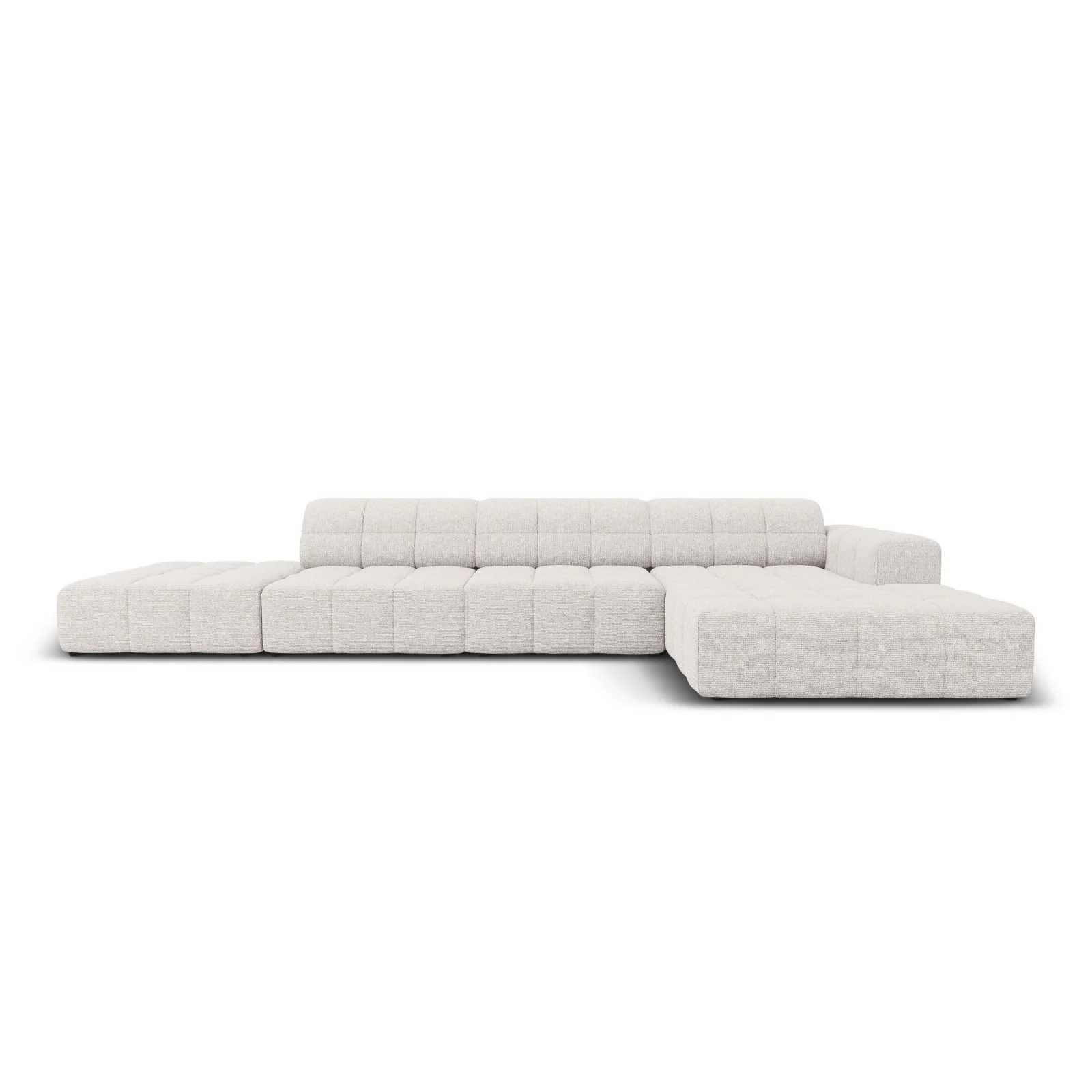 Chicago 5-Sitzer Ecksofa, Rechte Seite, aus Samt oder Chenille, 341x166x70 cm - Image 25
