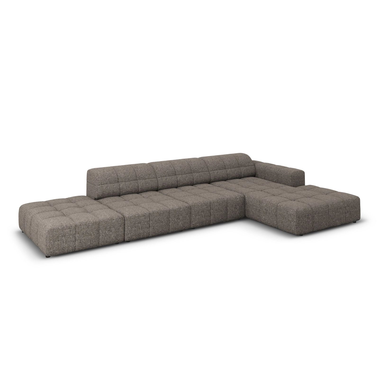 Chicago 5-Sitzer Ecksofa, Rechte Seite, aus Samt oder Chenille, 341x166x70 cm - Image 34