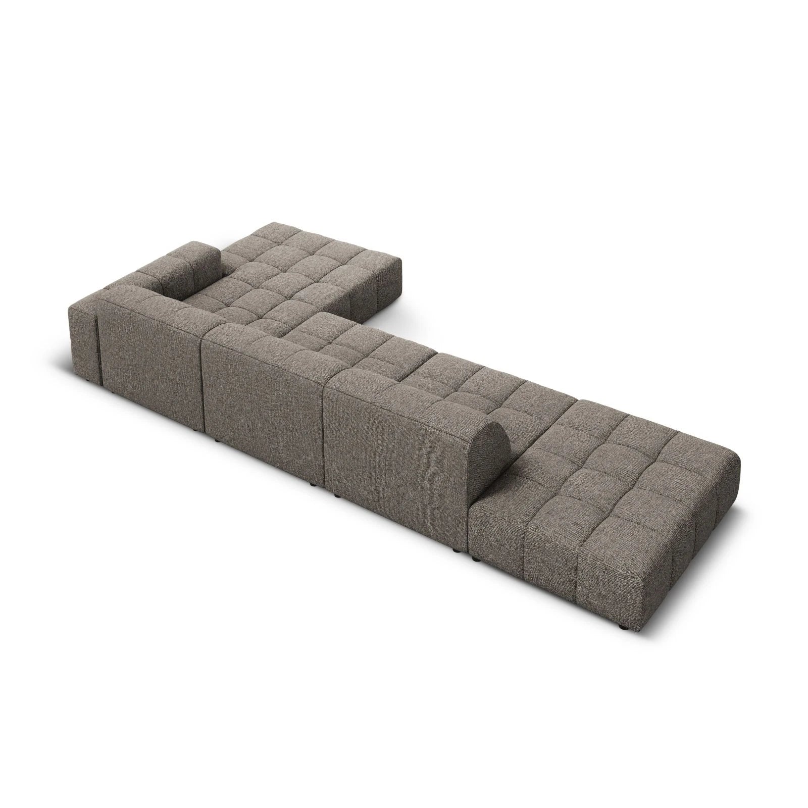 Chicago 5-Sitzer Ecksofa, Rechte Seite, aus Samt oder Chenille, 341x166x70 cm - Image 35