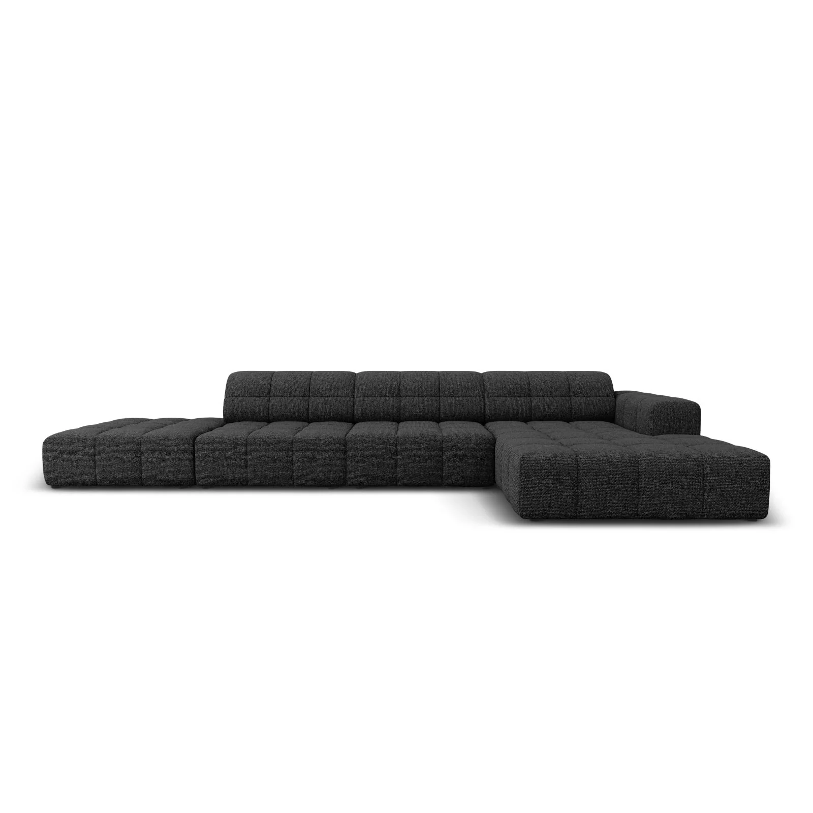 Chicago 5-Sitzer Ecksofa, Rechte Seite, aus Samt oder Chenille, 341x166x70 cm - Image 37