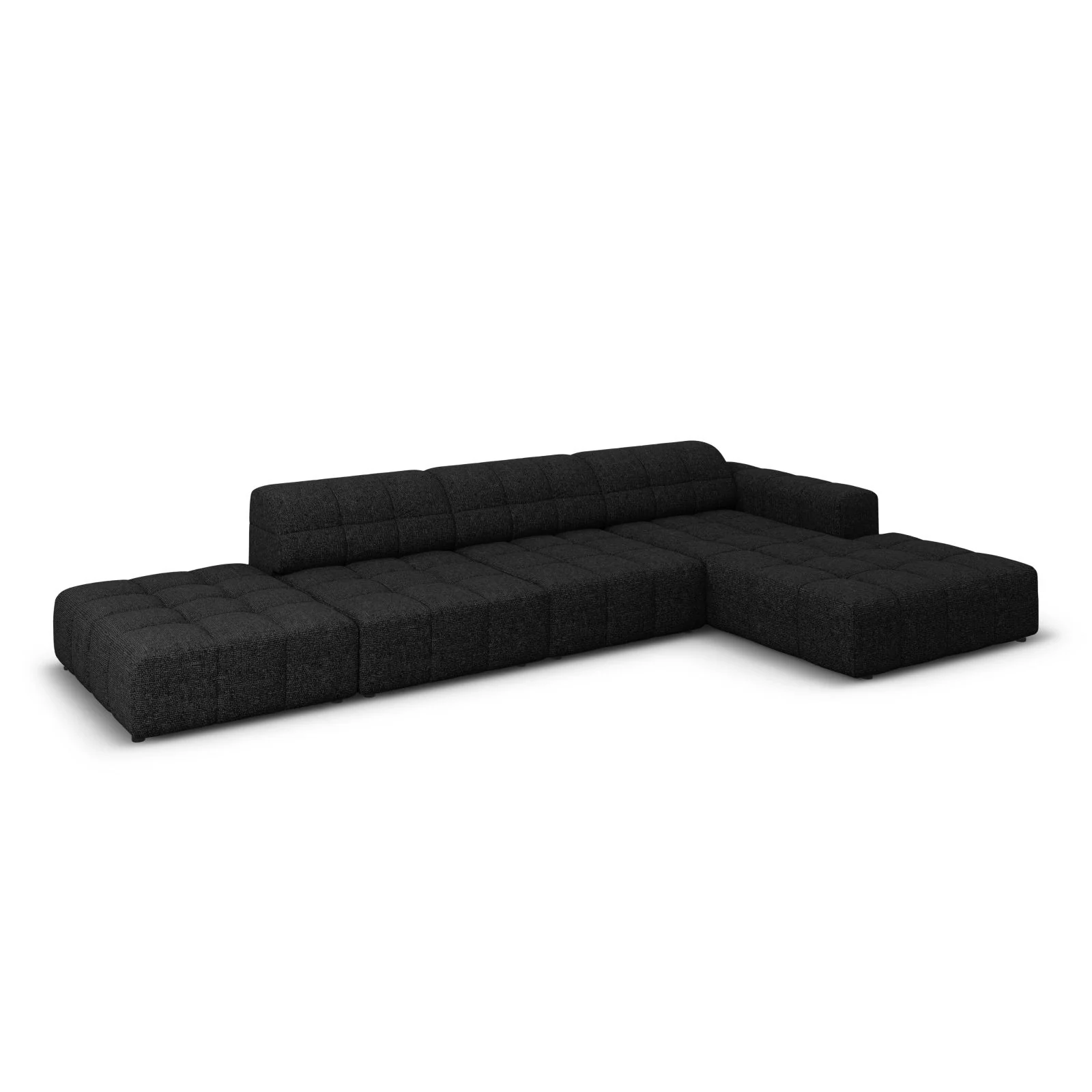 Chicago 5-Sitzer Ecksofa, Rechte Seite, aus Samt oder Chenille, 341x166x70 cm - Image 40
