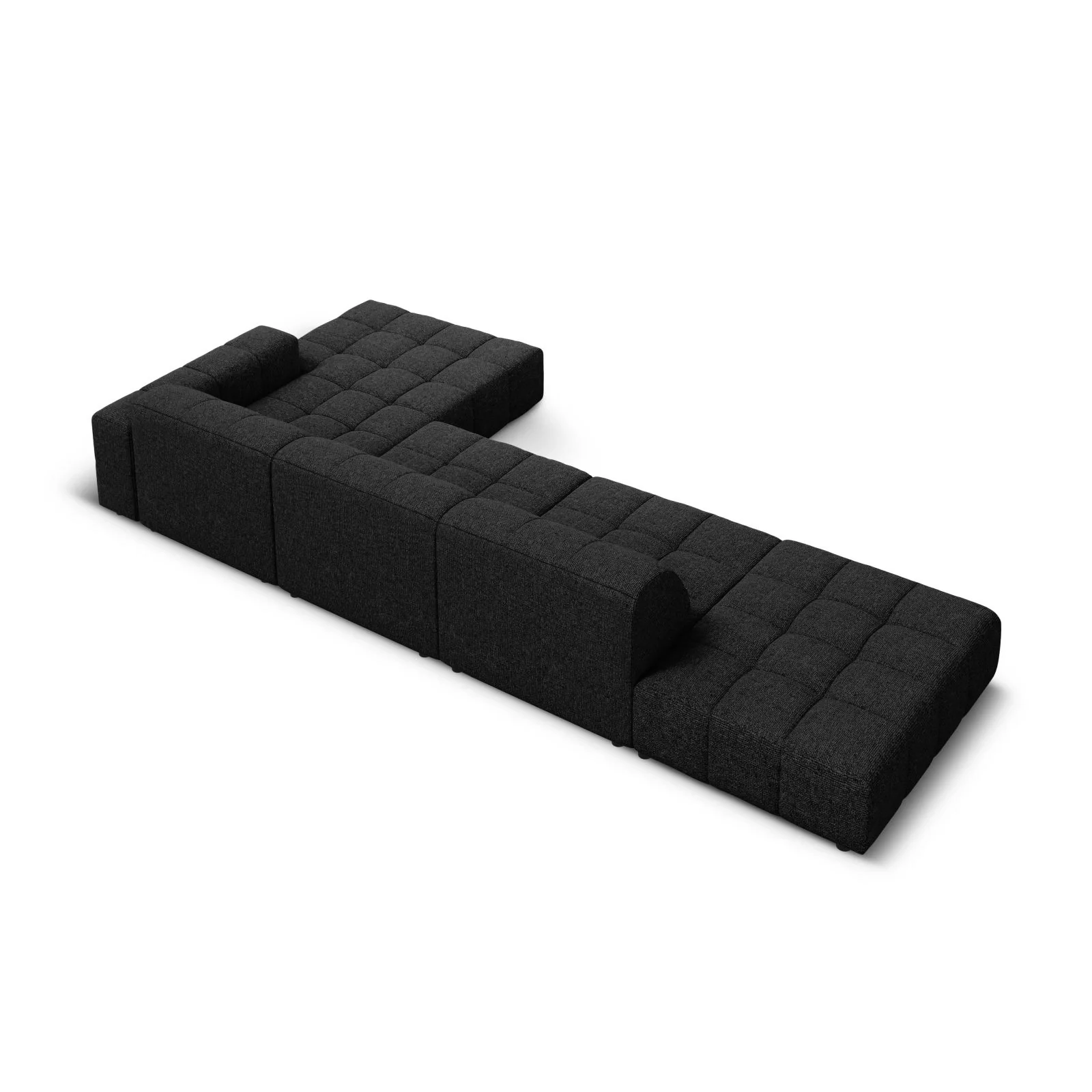 Chicago 5-Sitzer Ecksofa, Rechte Seite, aus Samt oder Chenille, 341x166x70 cm - Image 41