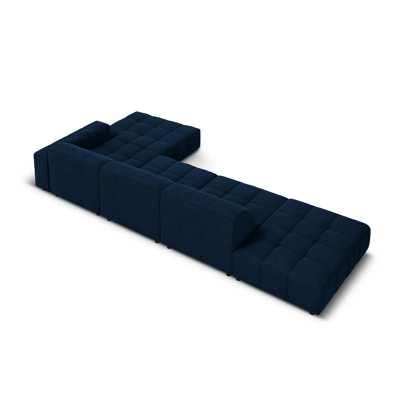 Chicago 5-Sitzer Ecksofa, Rechte Seite, aus Samt oder Chenille, 341x166x70 cm - Image 65