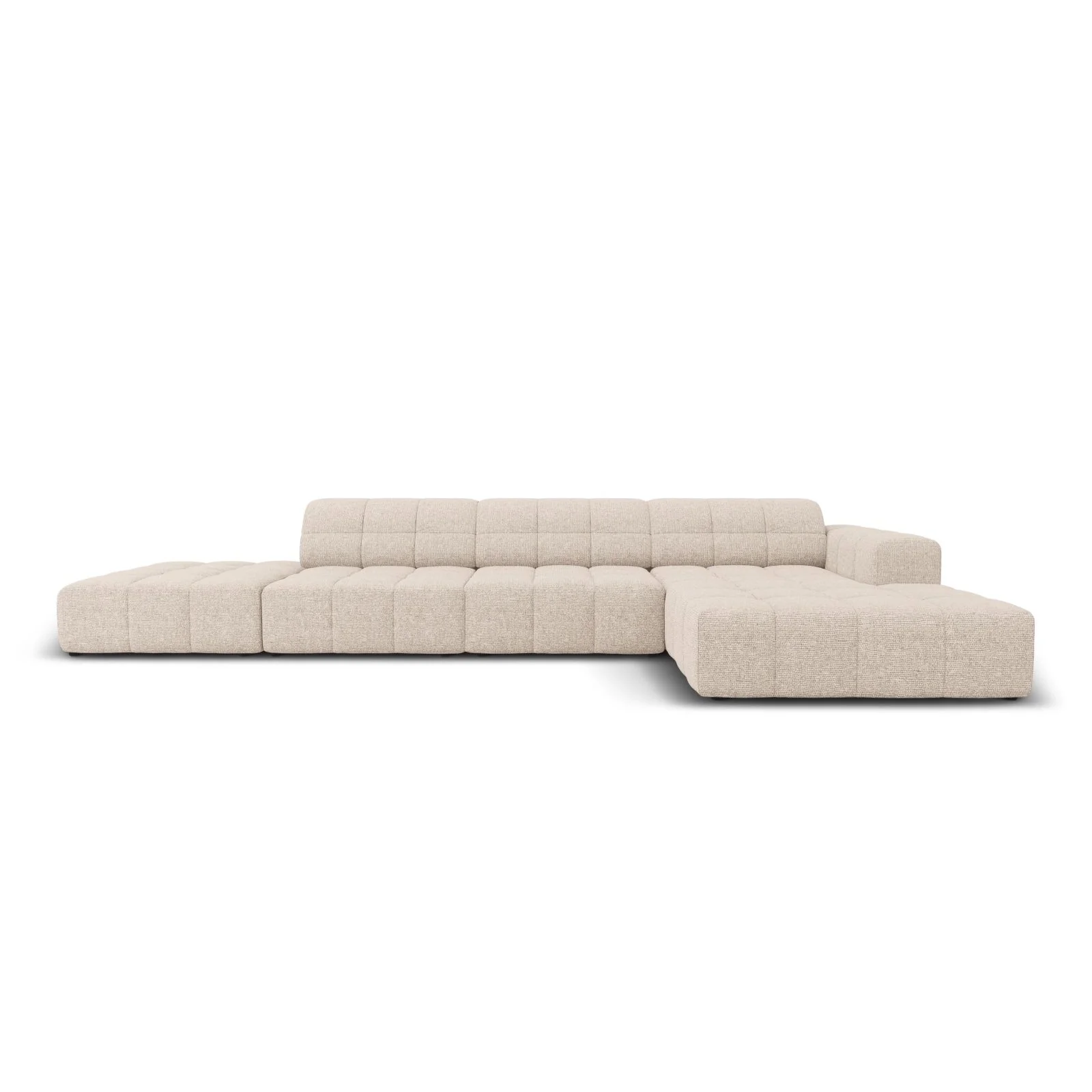 Chicago 5-Sitzer Ecksofa, Rechte Seite, aus Samt oder Chenille, 341x166x70 cm - Image 7