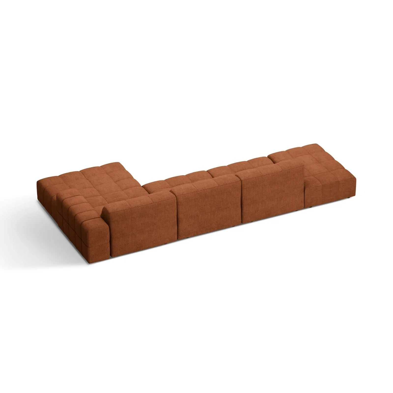 Chicago 5-Sitzer Ecksofa, Rechte Seite, aus Samt oder Chenille, 348x167 cm - Image 14