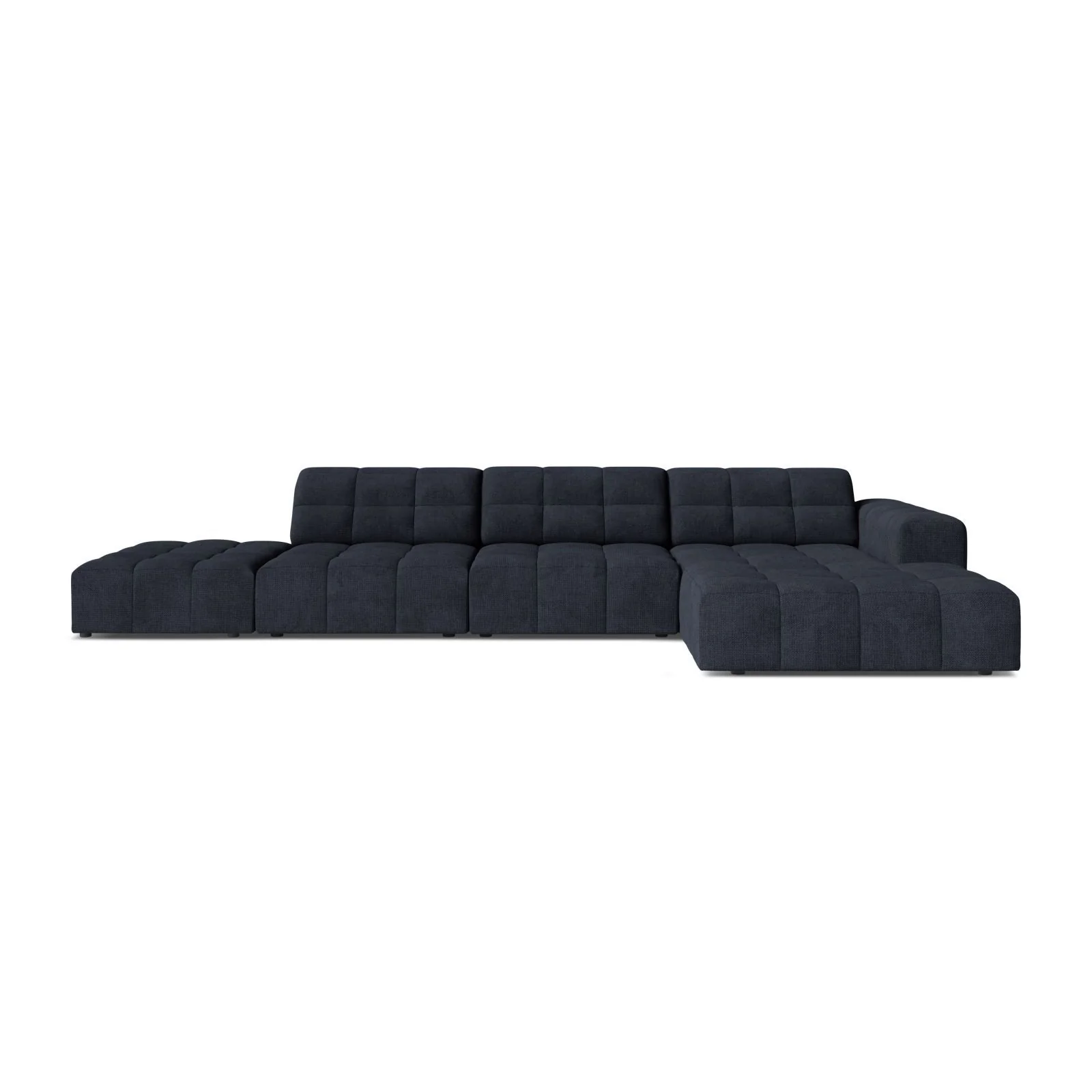 Chicago 5-Sitzer Ecksofa, Rechte Seite, aus Samt oder Chenille, 348x167 cm - Image 21