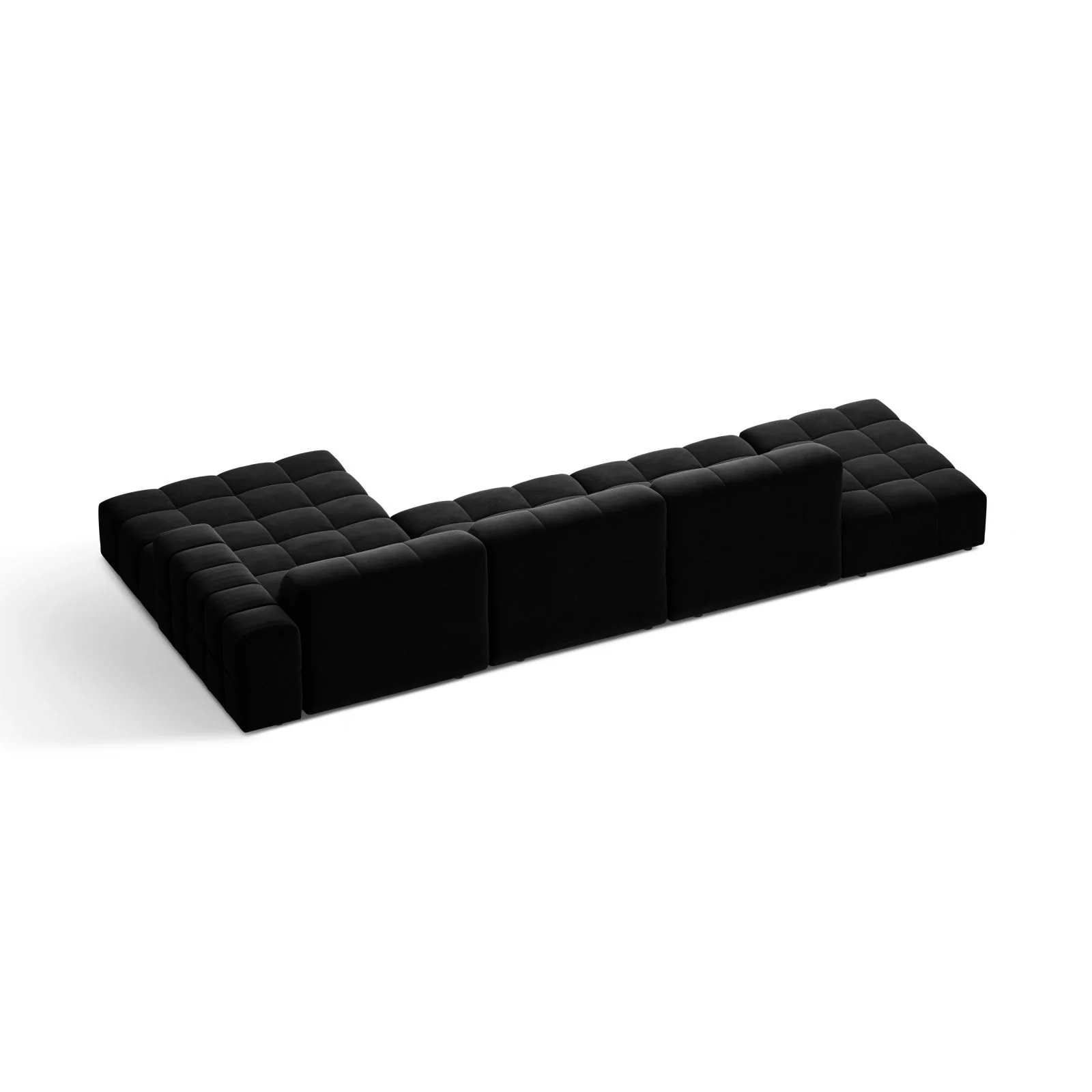 Chicago 5-Sitzer Ecksofa, Rechte Seite, aus Samt oder Chenille, 348x167 cm - Image 54