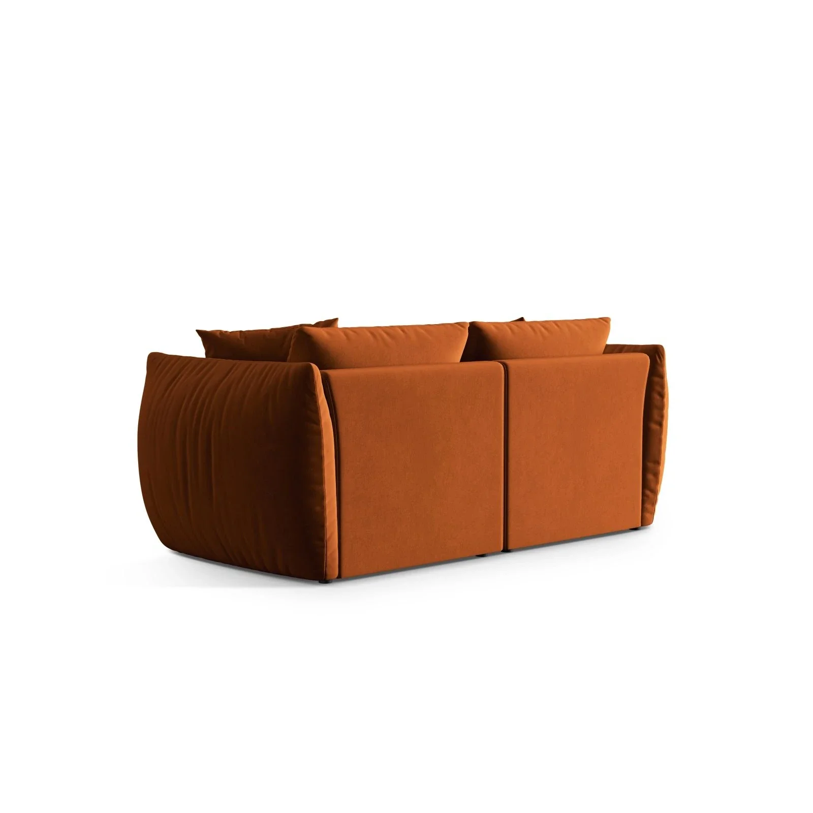 Chris 3-Sitzer Sofa in Leinenoptik aus Samt oder Strukturstoff, 220x100 cm - Image 19