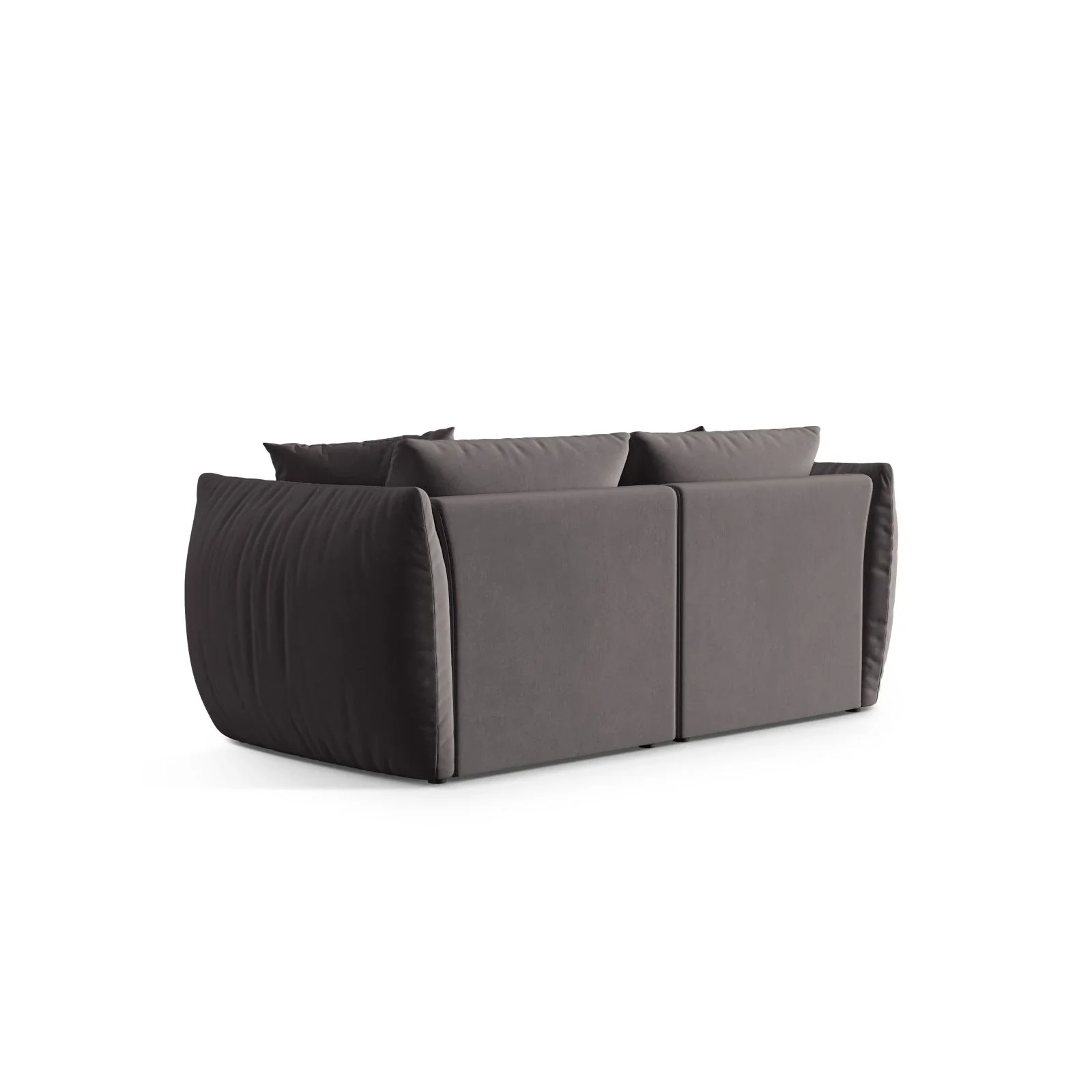 Chris 3-Sitzer Sofa in Leinenoptik aus Samt oder Strukturstoff, 220x100 cm - Image 39