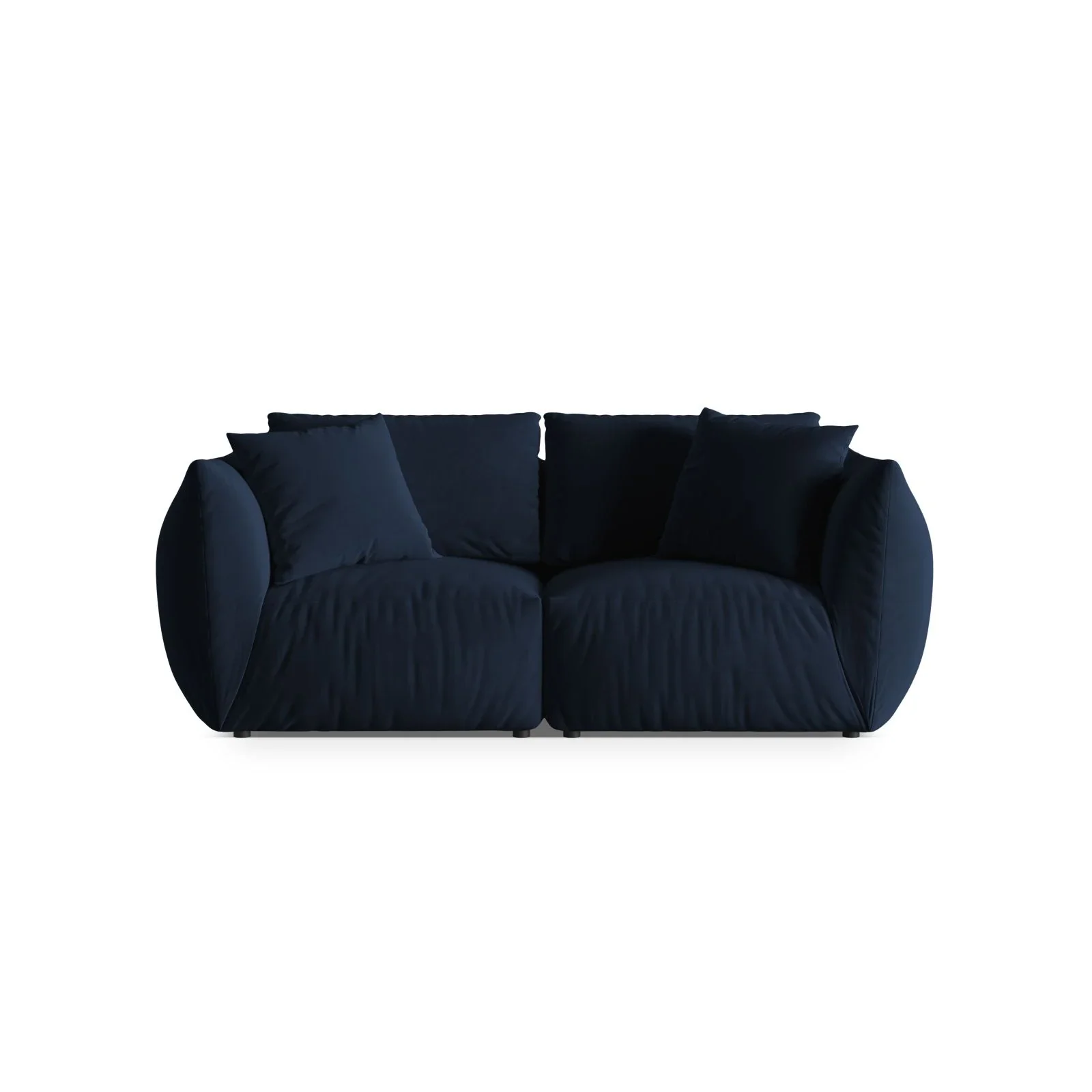 Chris 3-Sitzer Sofa in Leinenoptik aus Samt oder Strukturstoff, 220x100 cm - Image 41