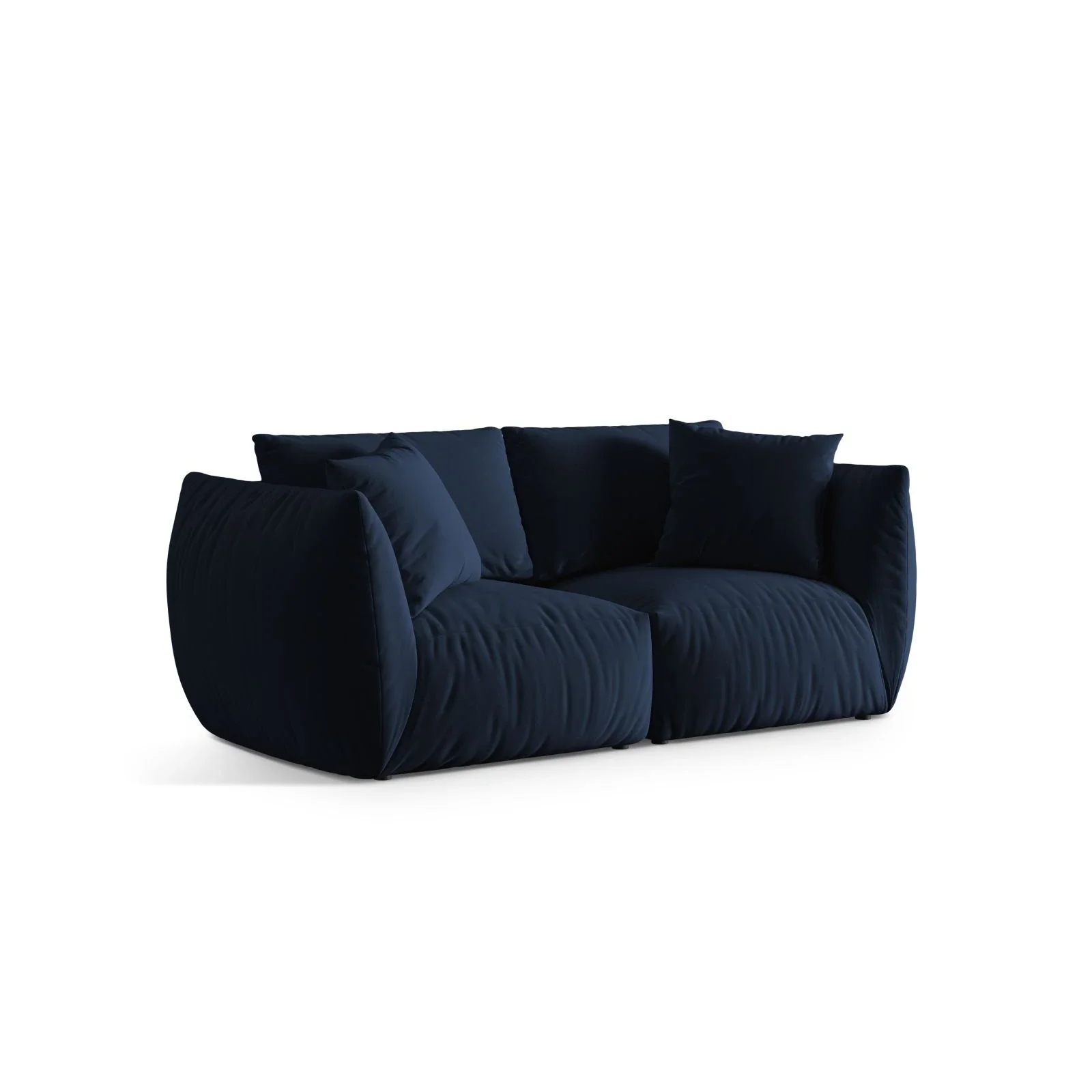 Chris 3-Sitzer Sofa in Leinenoptik aus Samt oder Strukturstoff, 220x100 cm - Image 43