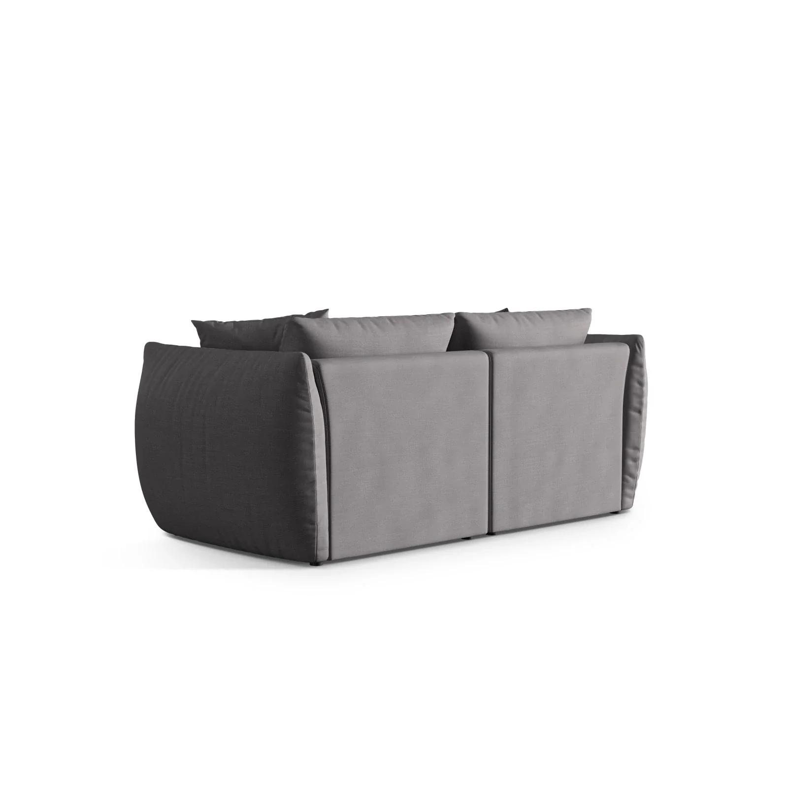 Chris 3-Sitzer Sofa in Leinenoptik aus Samt oder Strukturstoff, 220x100 cm - Image 54