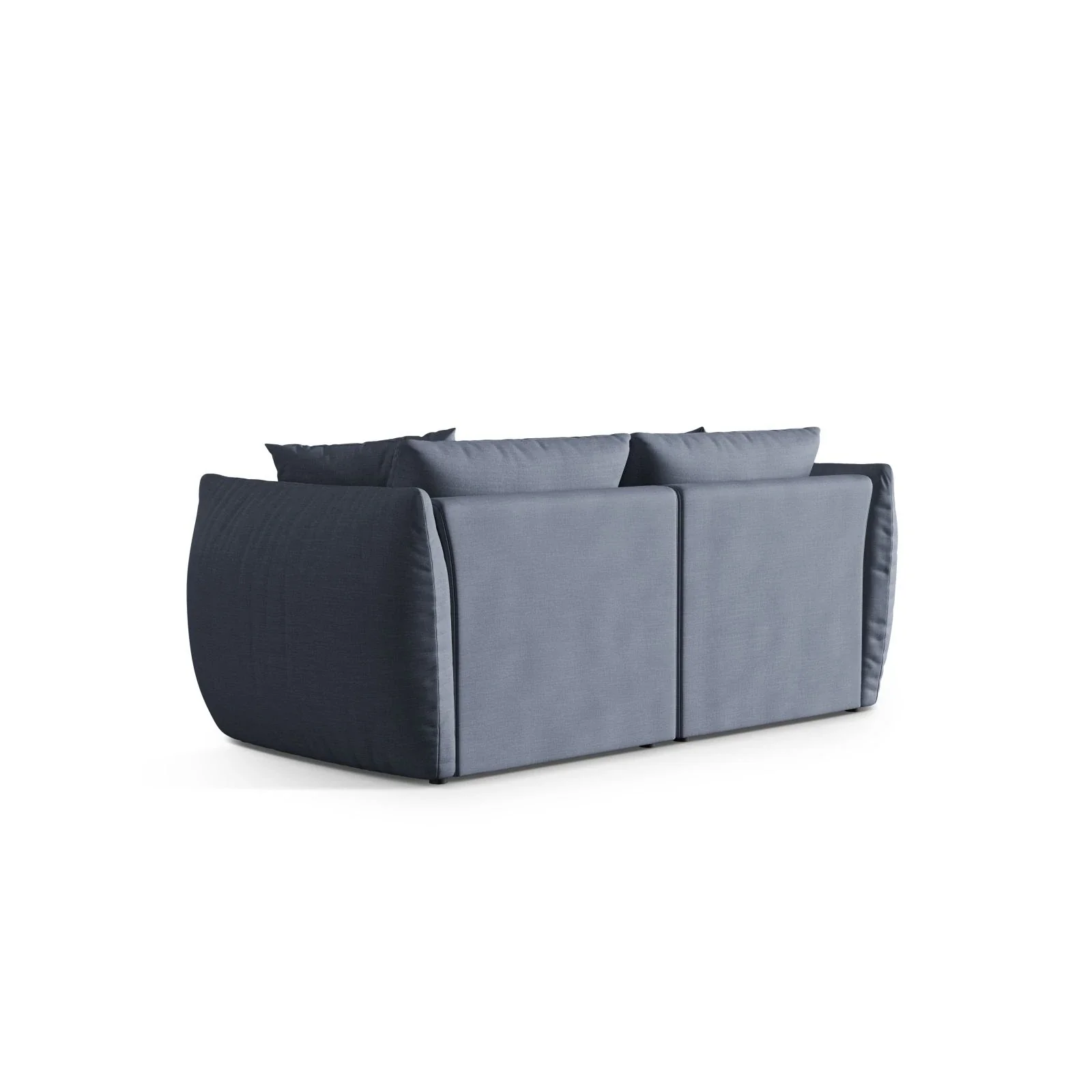 Chris 3-Sitzer Sofa in Leinenoptik aus Samt oder Strukturstoff, 220x100 cm - Image 59