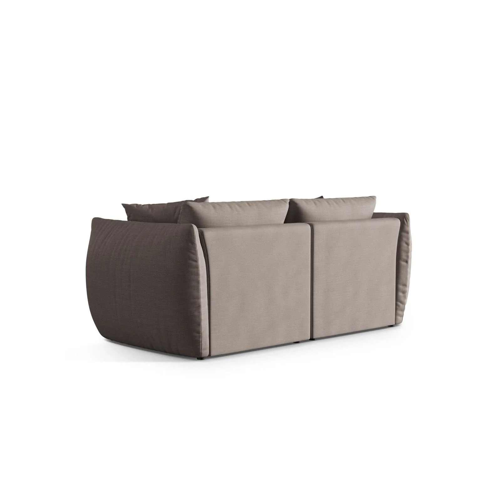 Chris 3-Sitzer Sofa in Leinenoptik aus Samt oder Strukturstoff, 220x100 cm - Image 69