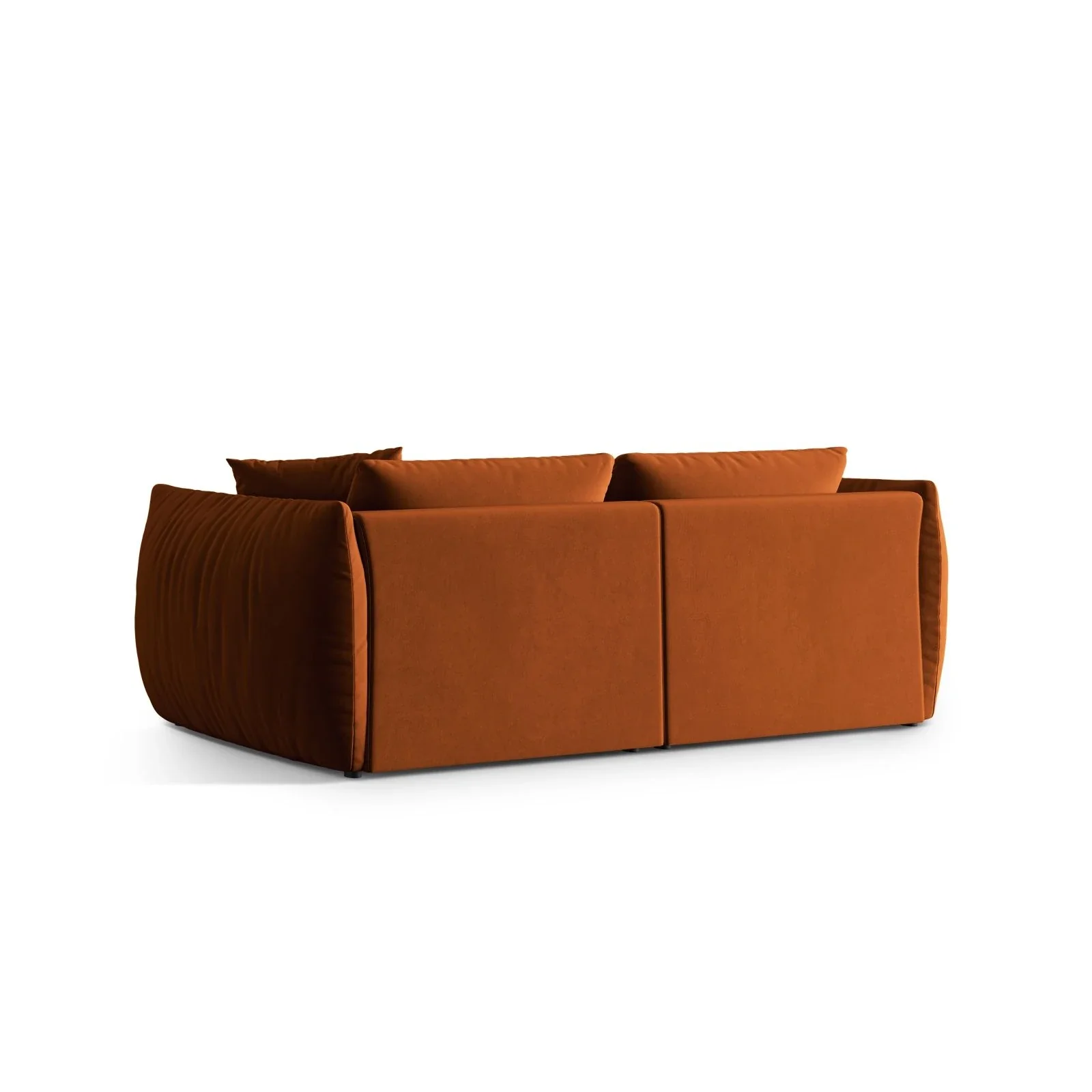 Chris 4-Sitzer Sofa in Leinenoptik aus Samt oder Strukturstoff, 260x100 cm - Image 15