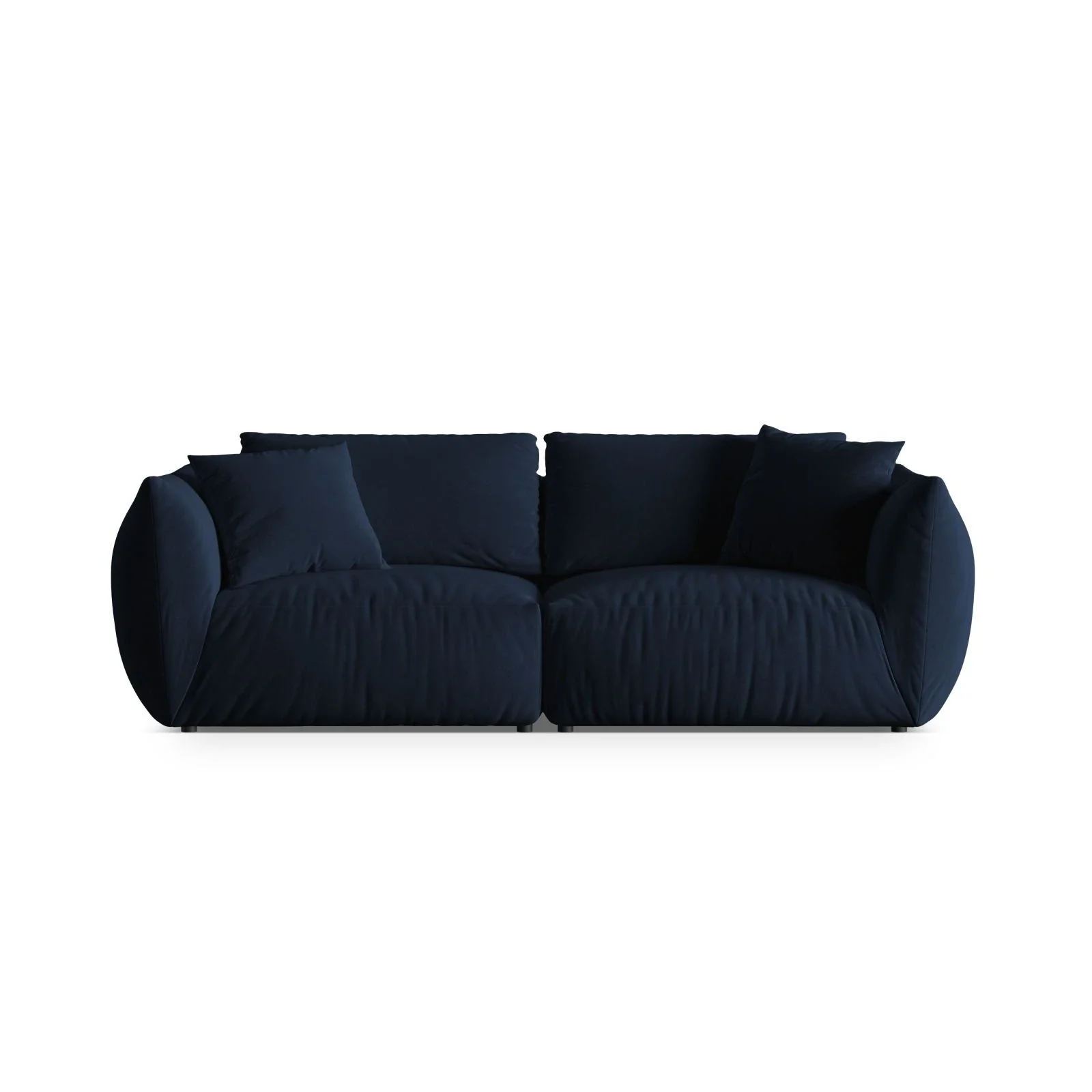 Chris 4-Sitzer Sofa in Leinenoptik aus Samt oder Strukturstoff, 260x100 cm - Image 33