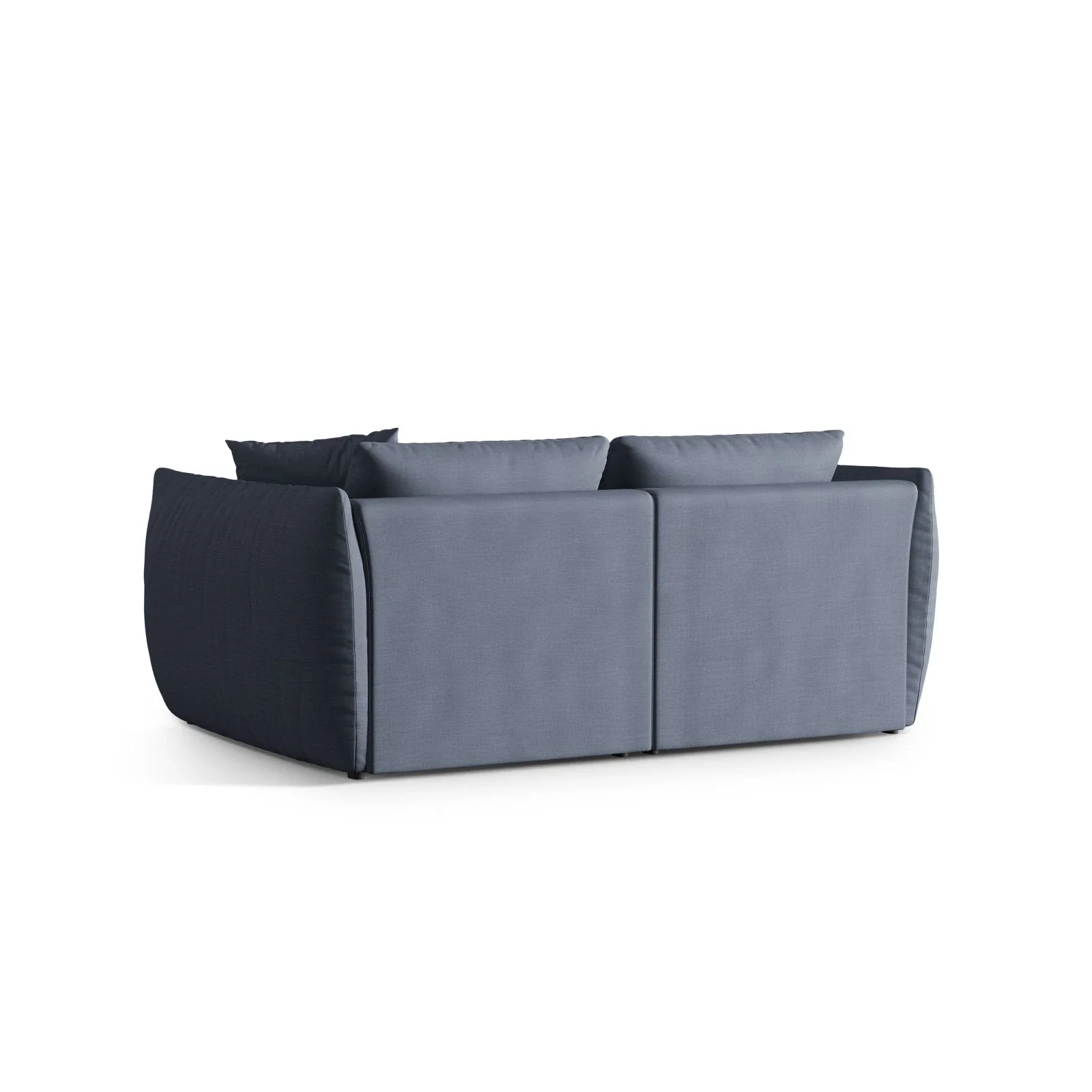 Chris 4-Sitzer Sofa in Leinenoptik aus Samt oder Strukturstoff, 260x100 cm - Image 47