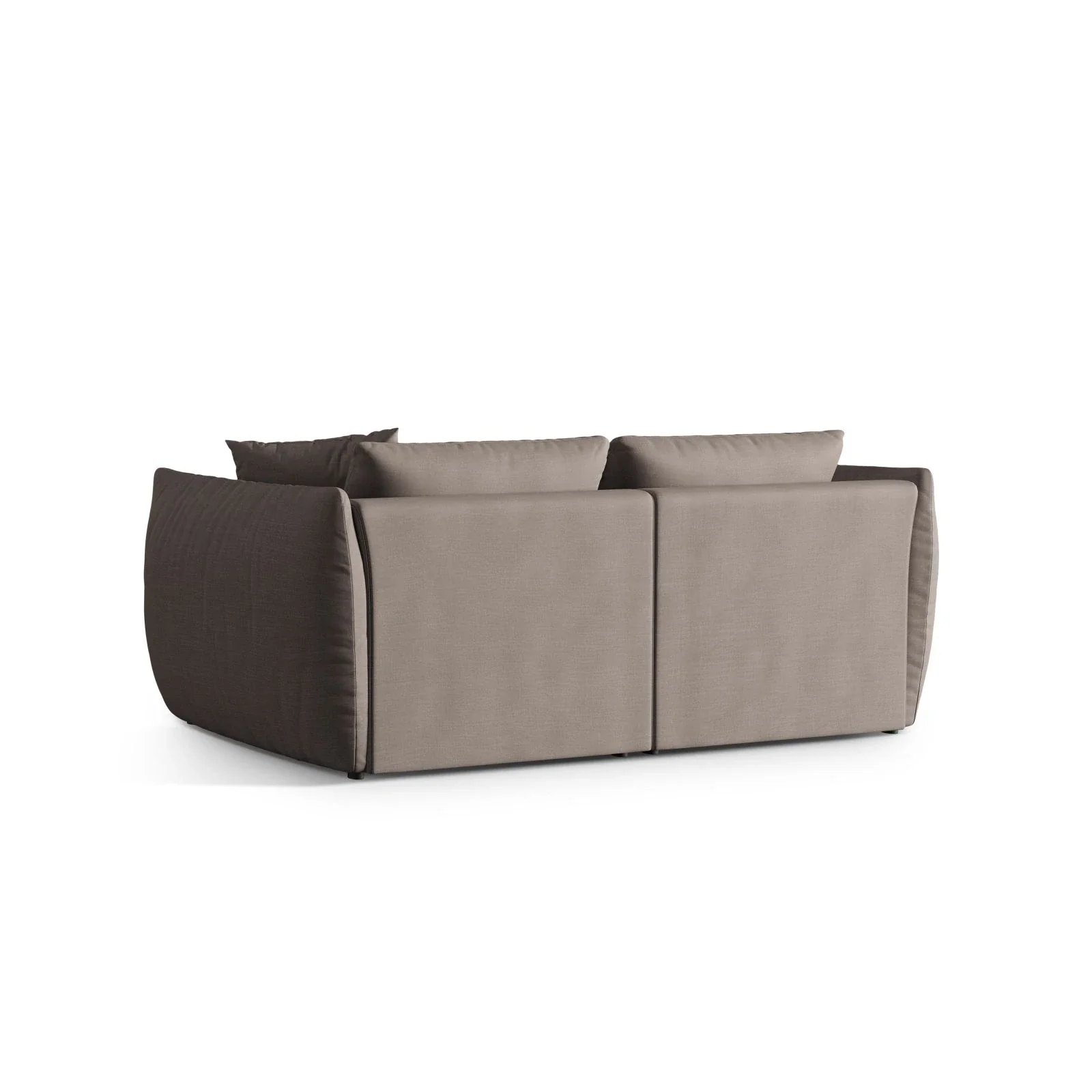 Chris 4-Sitzer Sofa in Leinenoptik aus Samt oder Strukturstoff, 260x100 cm - Image 55