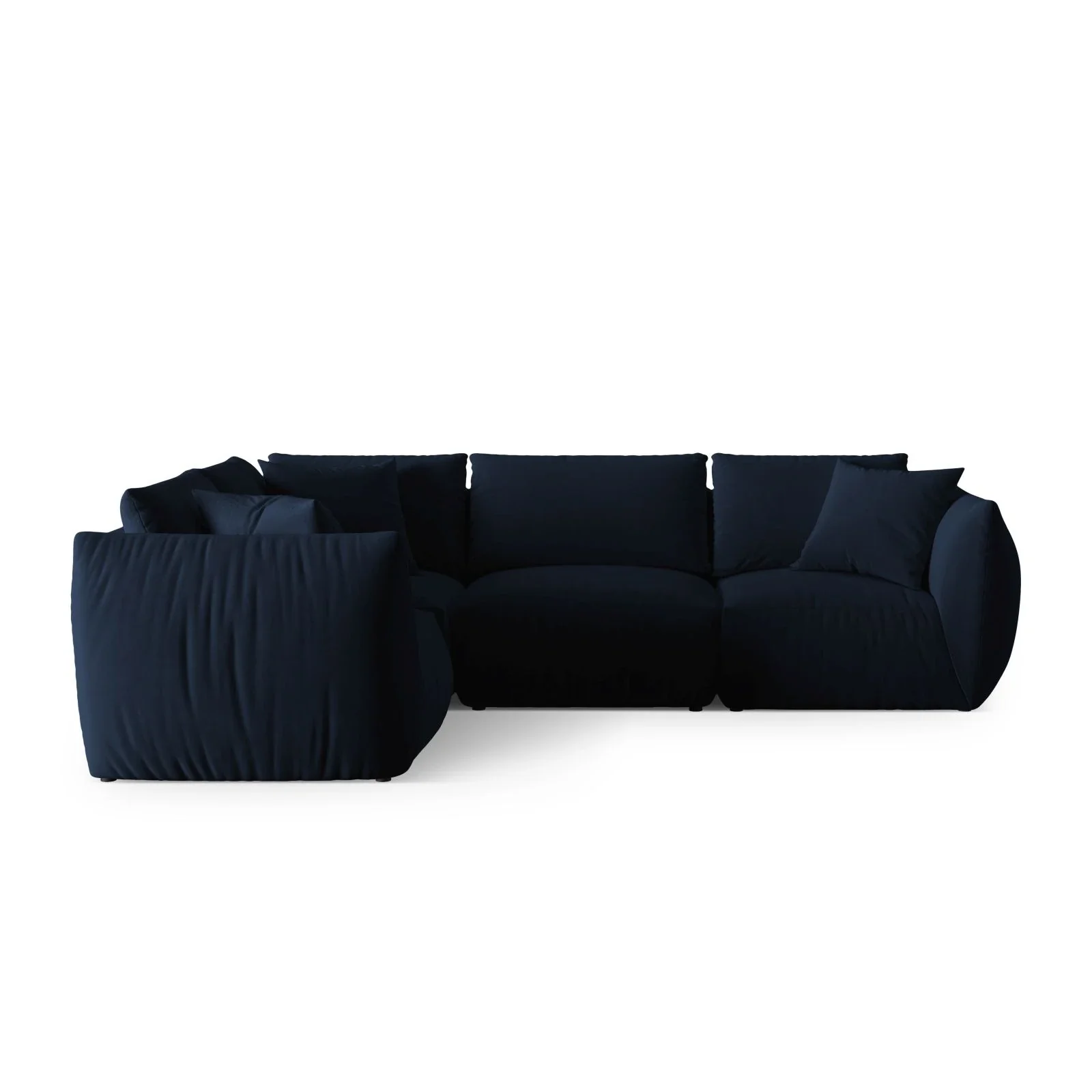 Chris 5-Sitzer Ecksofa Links, in Leinenoptik aus Samt oder Strukturstoff, 295x210 cm - Image 41