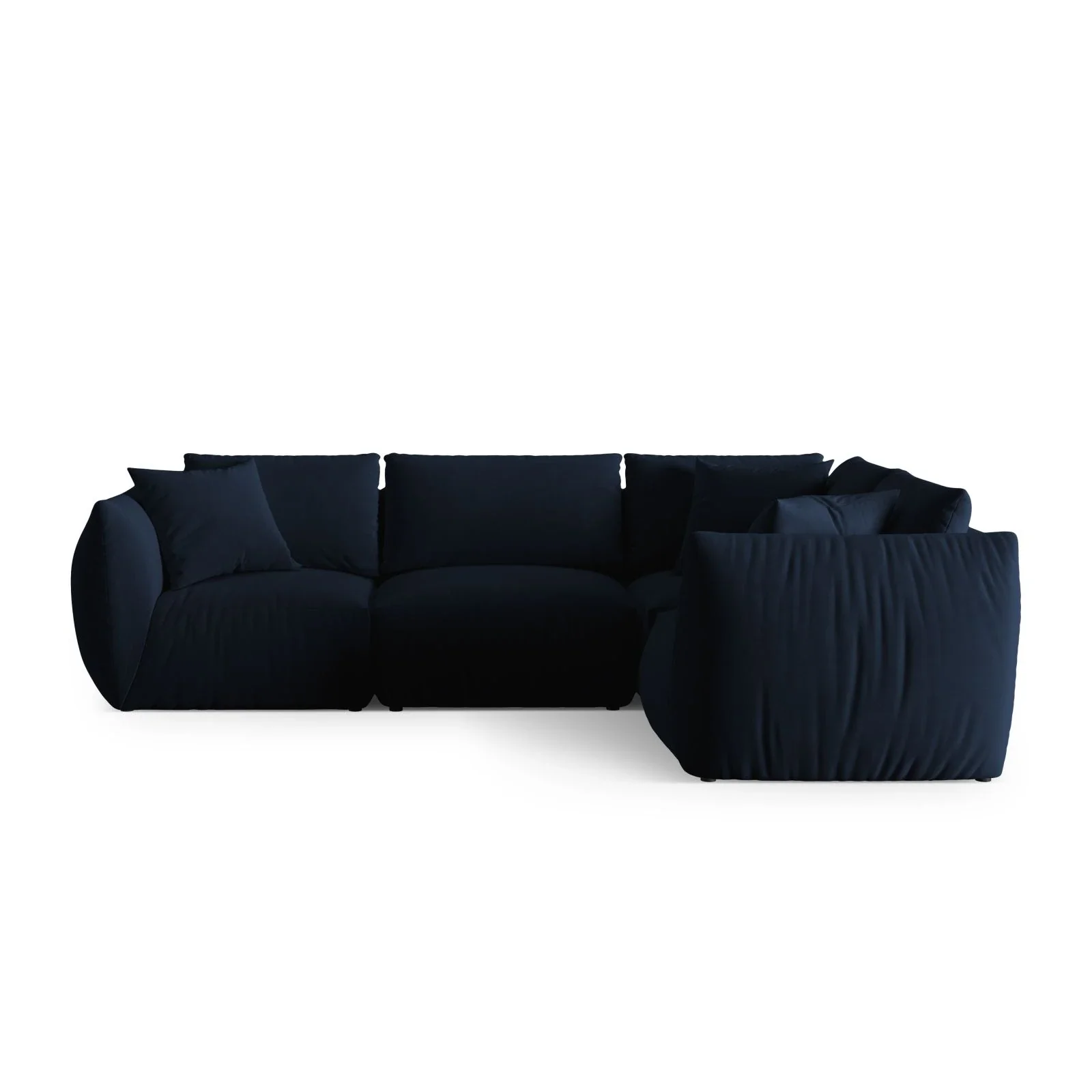 Chris 5-Sitzer Ecksofa Rechts, in Leinenoptik aus Samt oder Strukturstoff, 295x210 cm - Image 41