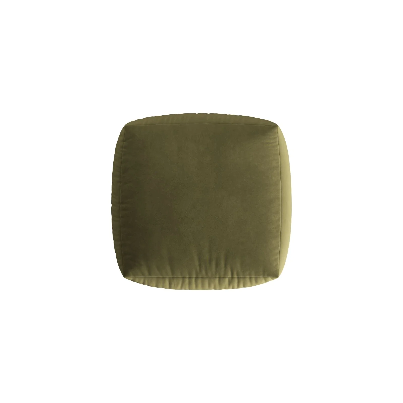 Chris Pouf in Leinenoptik aus Samt oder Strukturstoff, 100x100 cm - Image 19