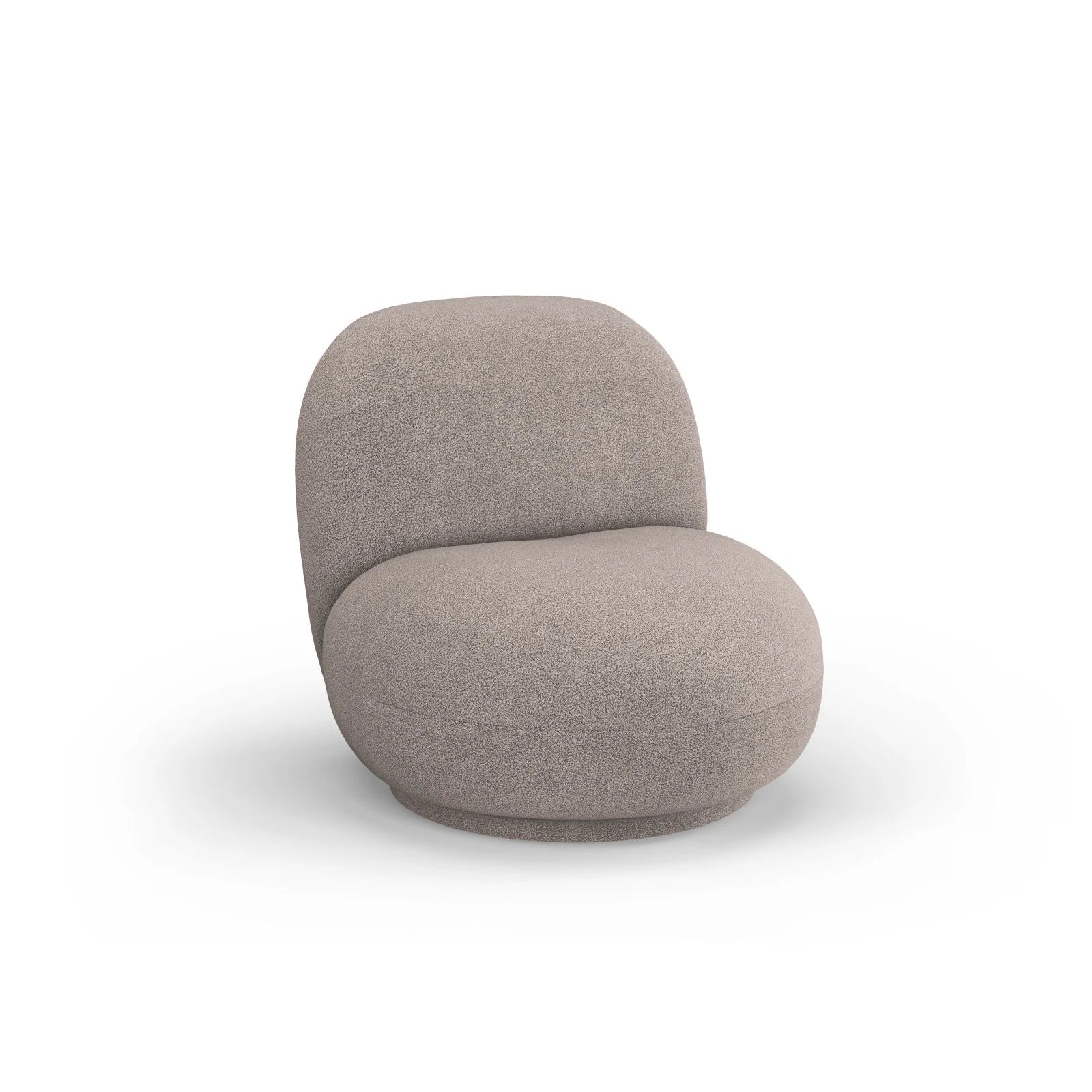 Chuck Sessel, drehbar, mit Bezug aus Chenille oder Boucle, 78x77 cm - Image 48